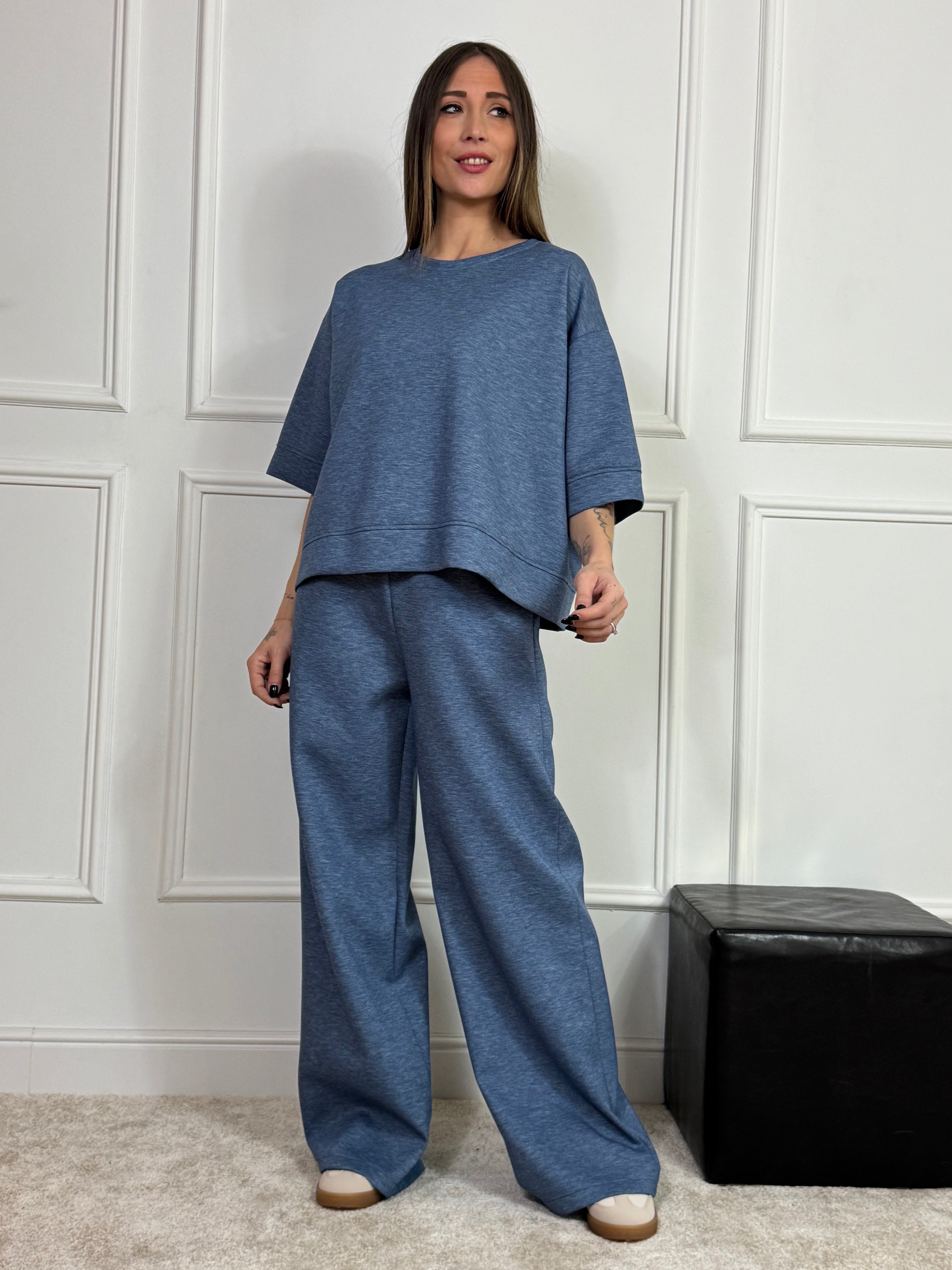 Felpa in tessuto tecnico VICTORIA ILMH manica corta