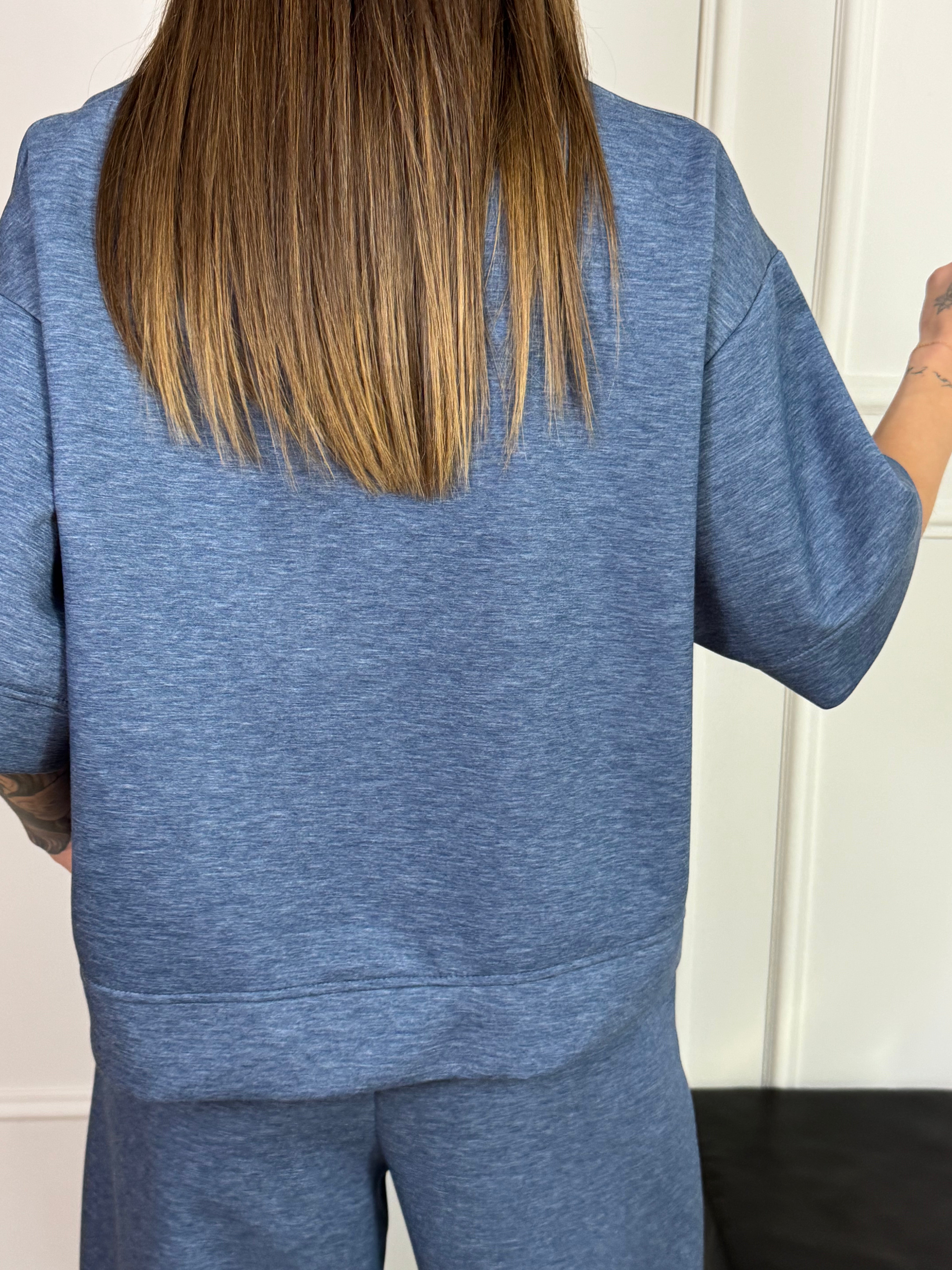 Felpa in tessuto tecnico VICTORIA ILMH manica corta