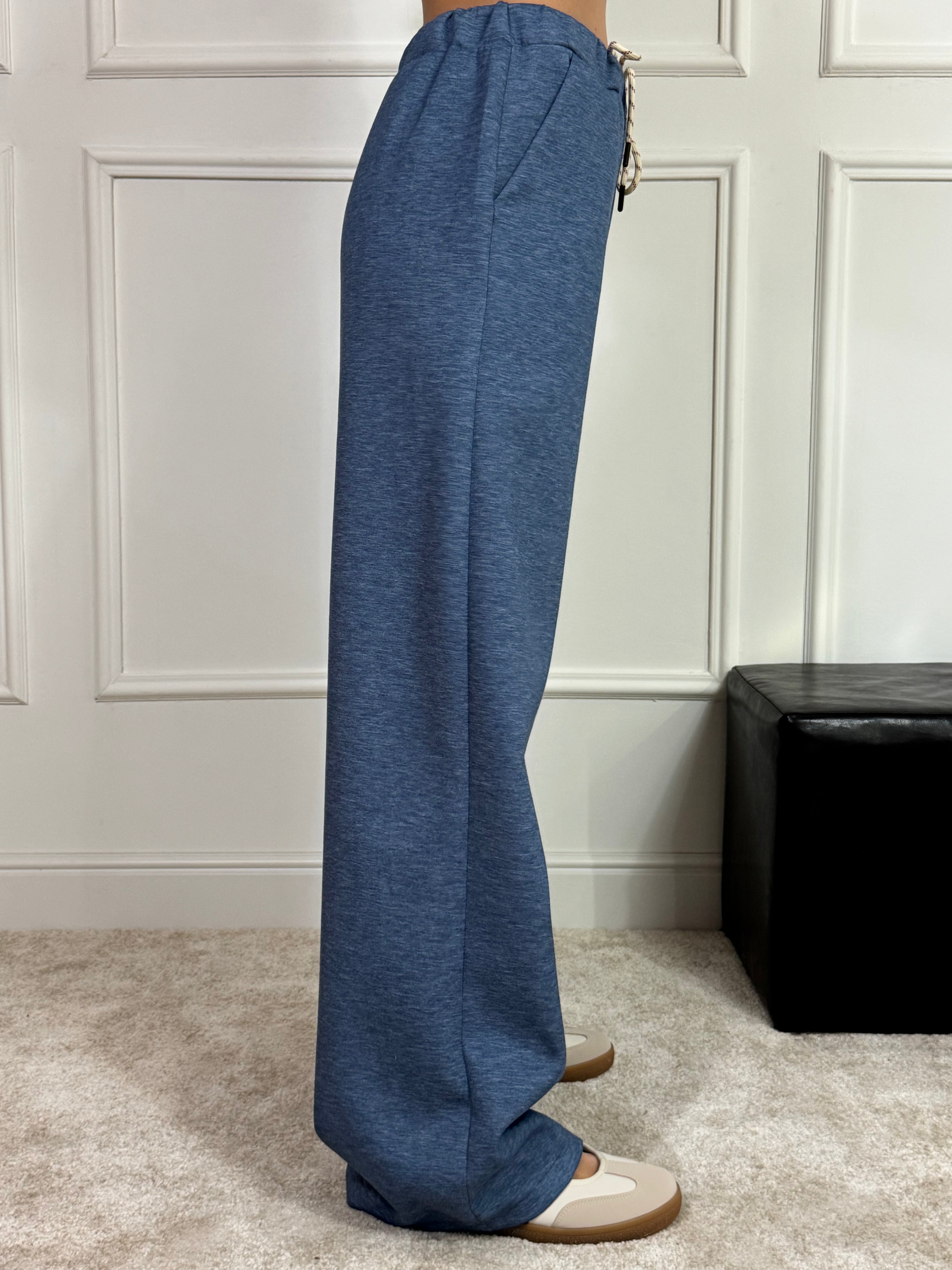 PANTALONE in tessuto tecnico VICTORIA ILMH con coulisse