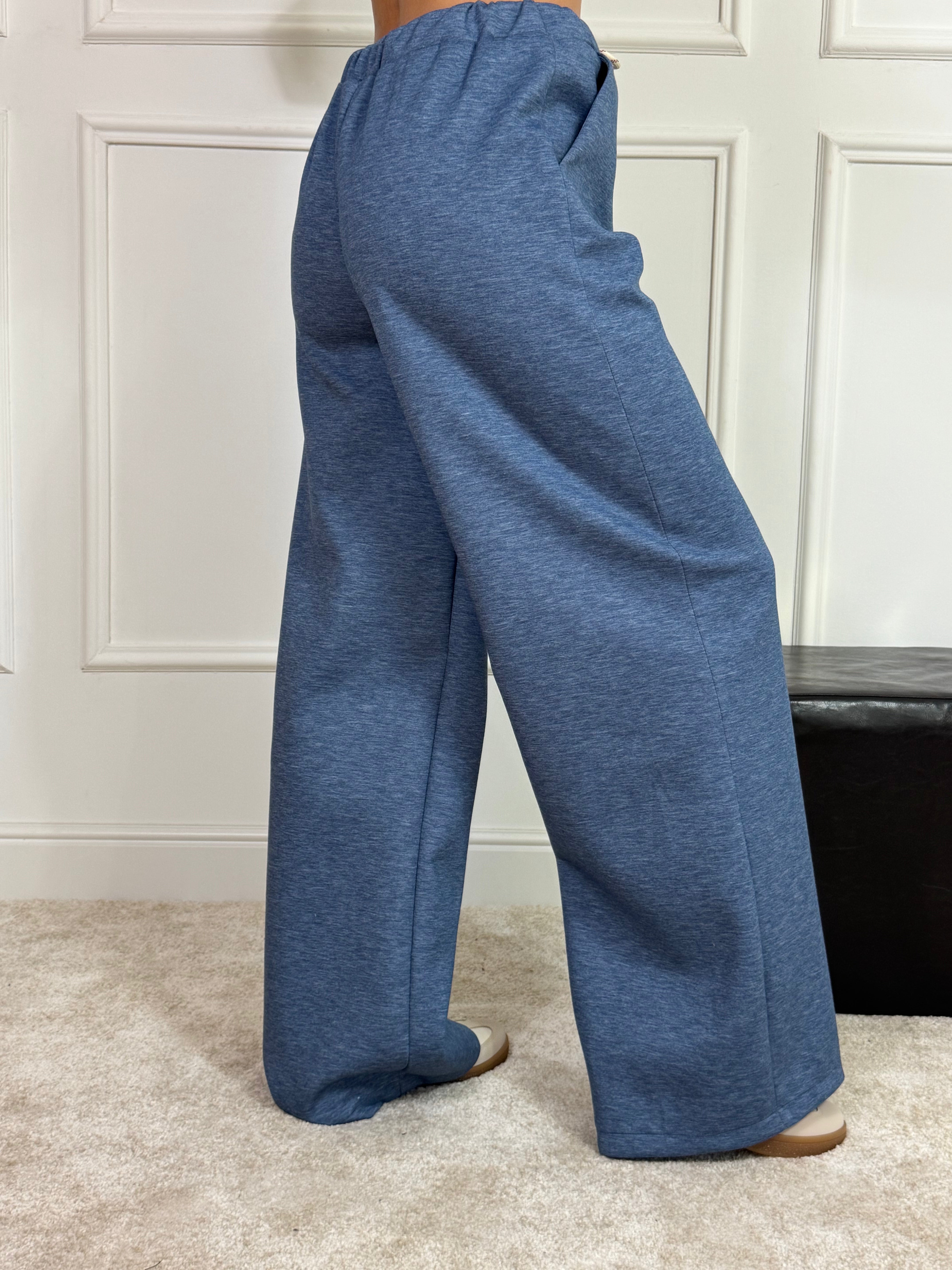 PANTALONE in tessuto tecnico VICTORIA ILMH con coulisse