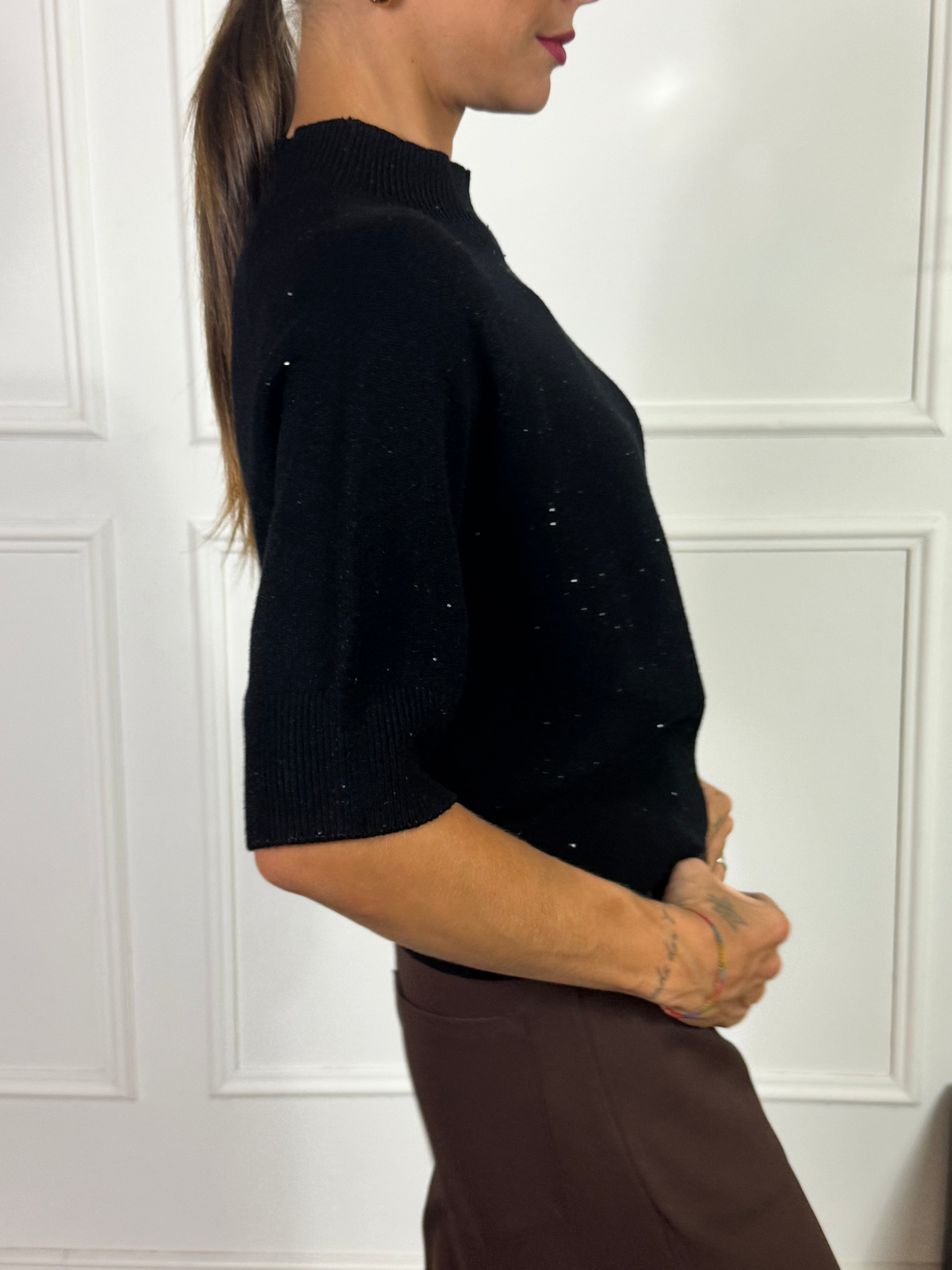 Maglia scatoletta manica media Kontatto BRILLANTINI