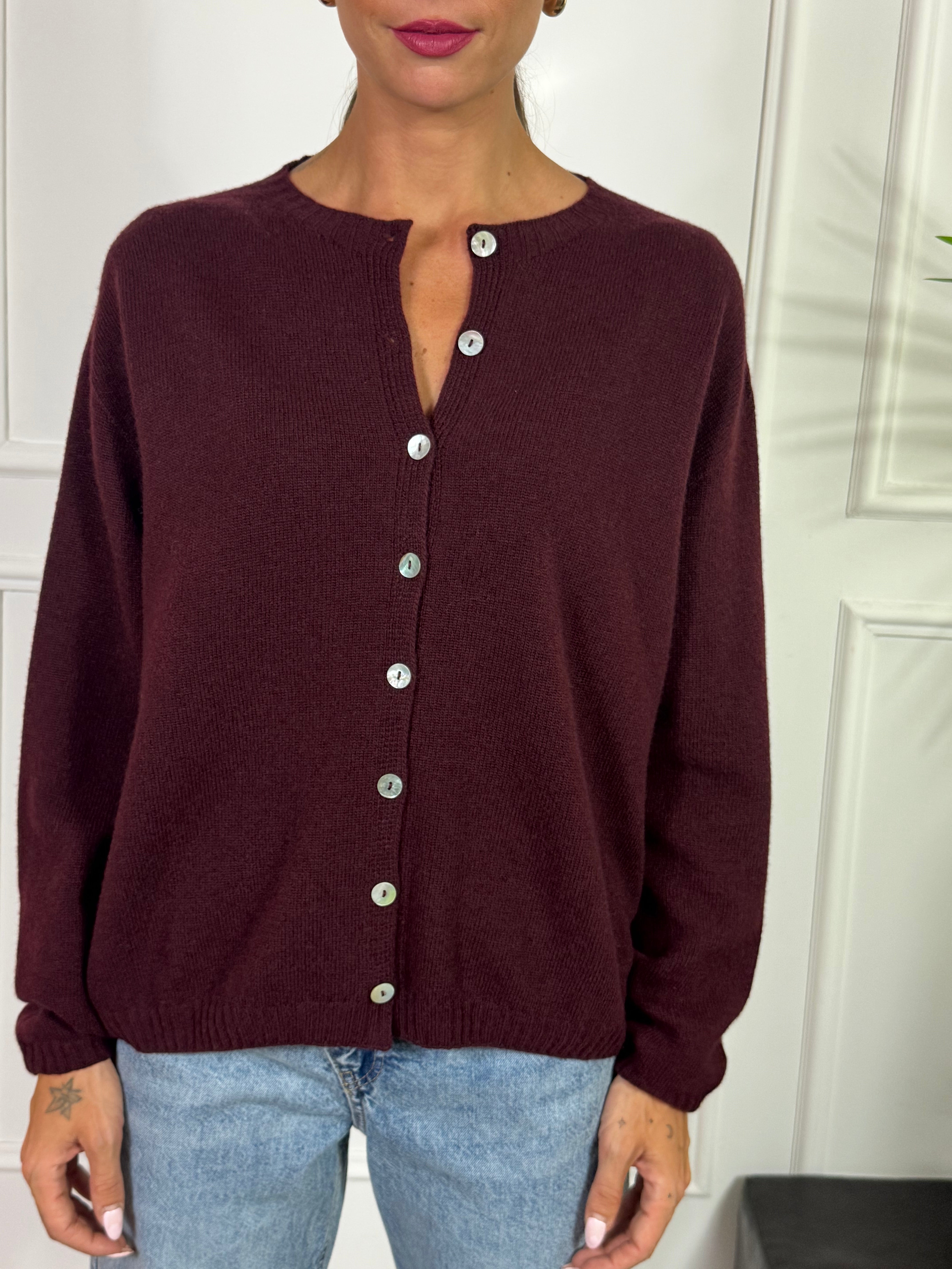 Cardigan coreana con bottoncini Kontatto