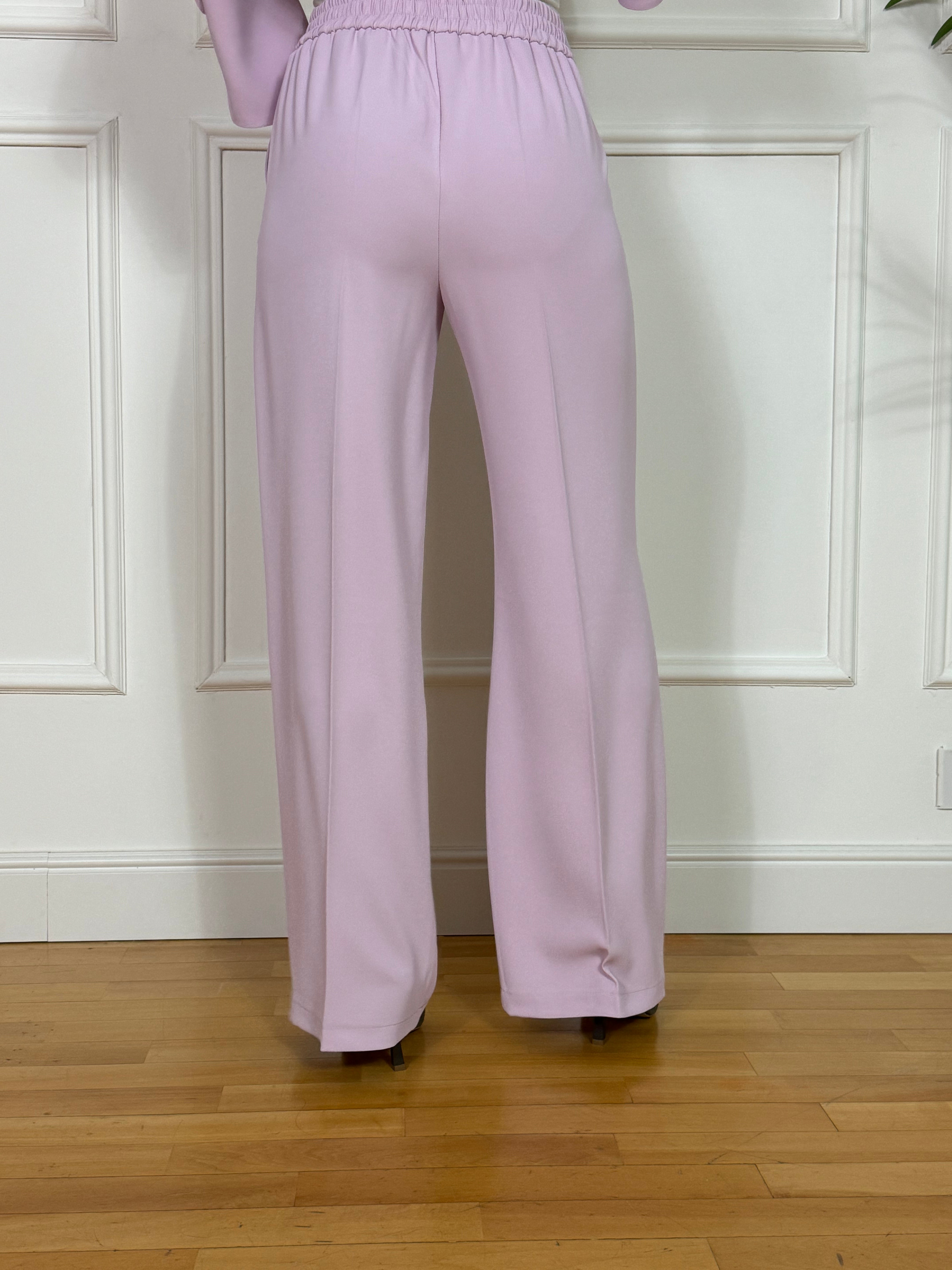 Completo tailleur Kontatto GIACCA MONOPETTO + PANTALONE A PALAZZO