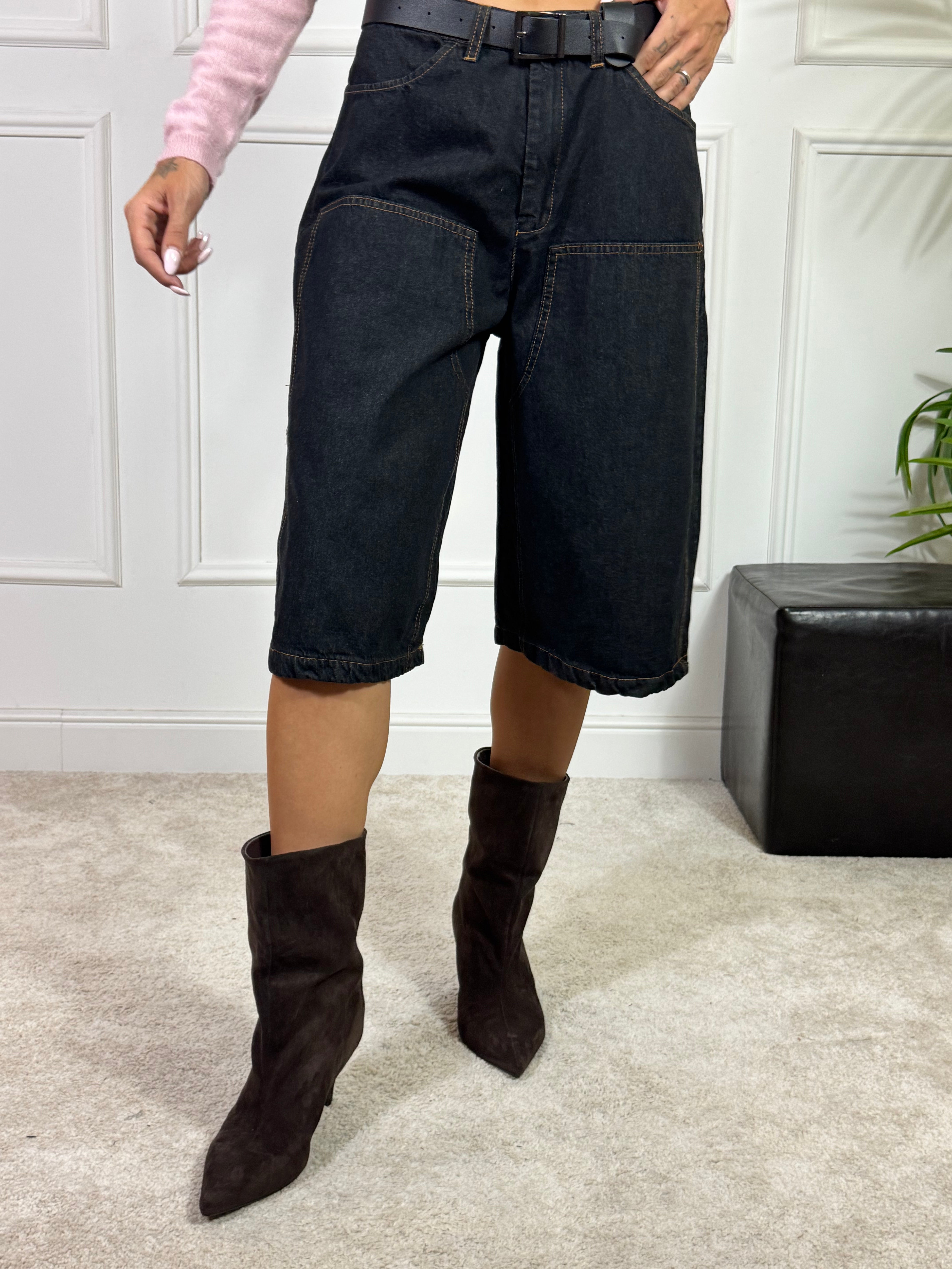 Bermuda Susy Mix JEANS CUCITURE OVER