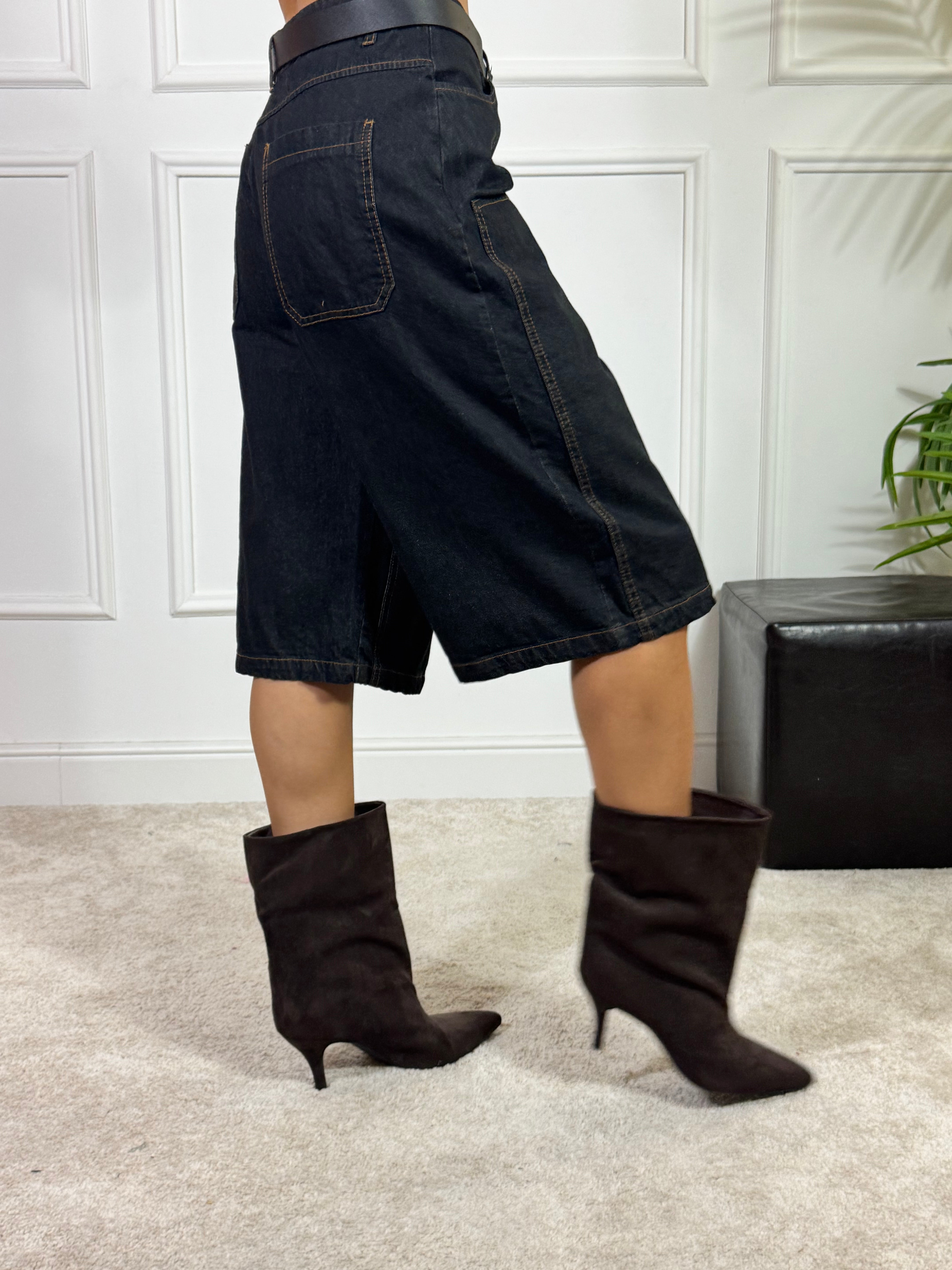 Bermuda Susy Mix JEANS CUCITURE OVER