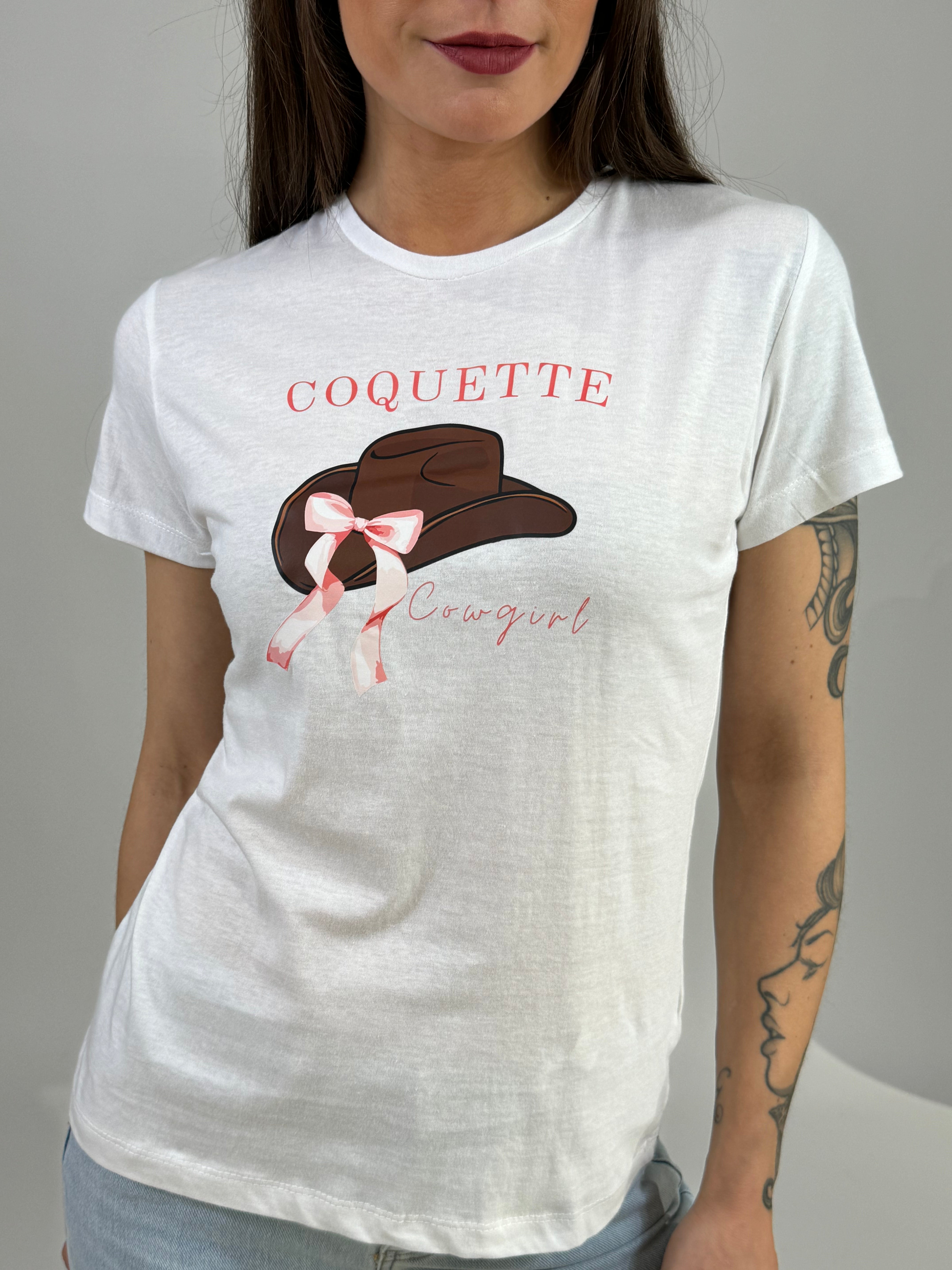 T-shirt con stampa Susy Mix COQUETTE COWGIRL