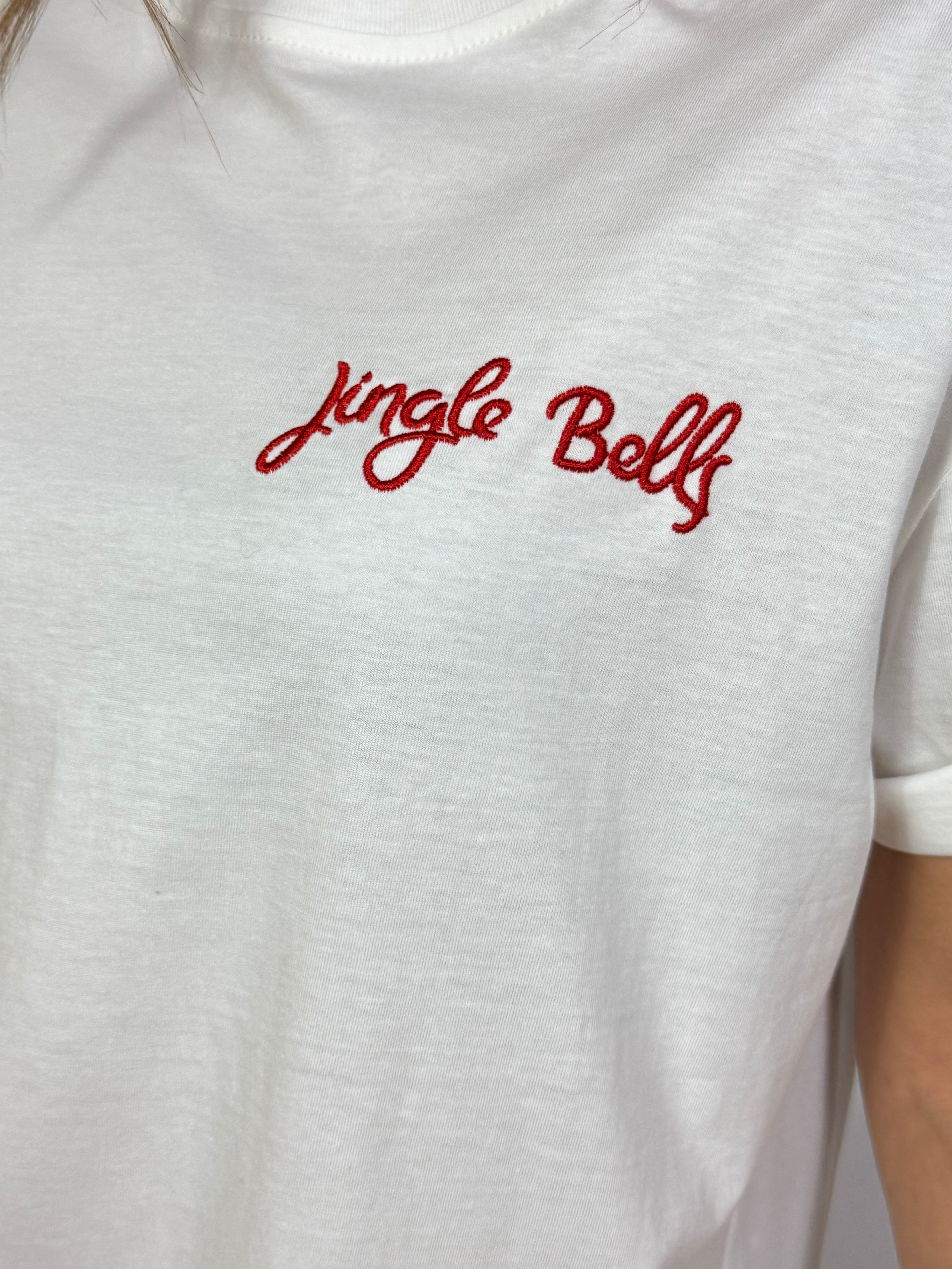 T-shirt con ricamo You Decide JINGLE BELLS