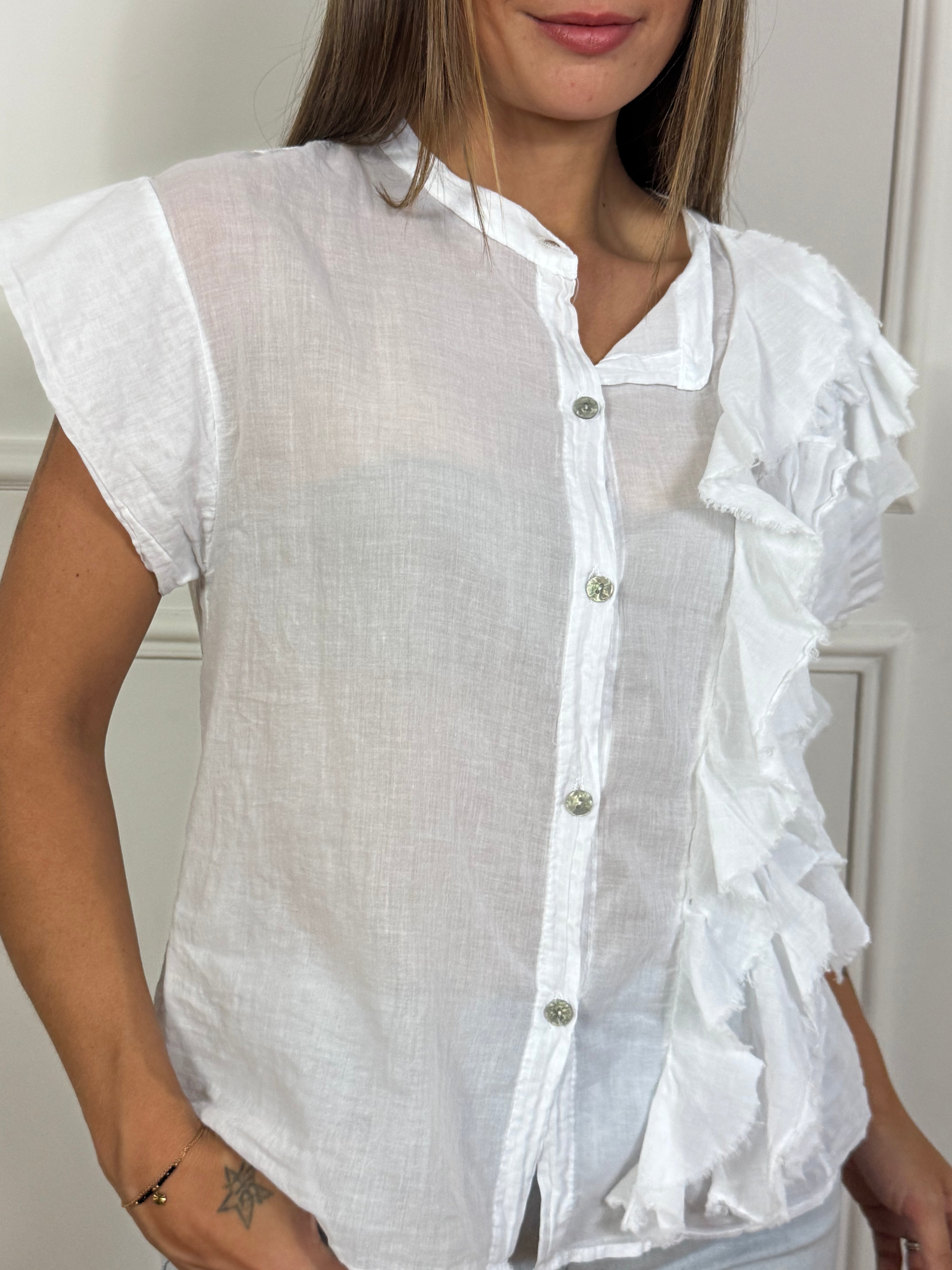 Camicia manica accennatta Victoria ILMH con frappa laterale