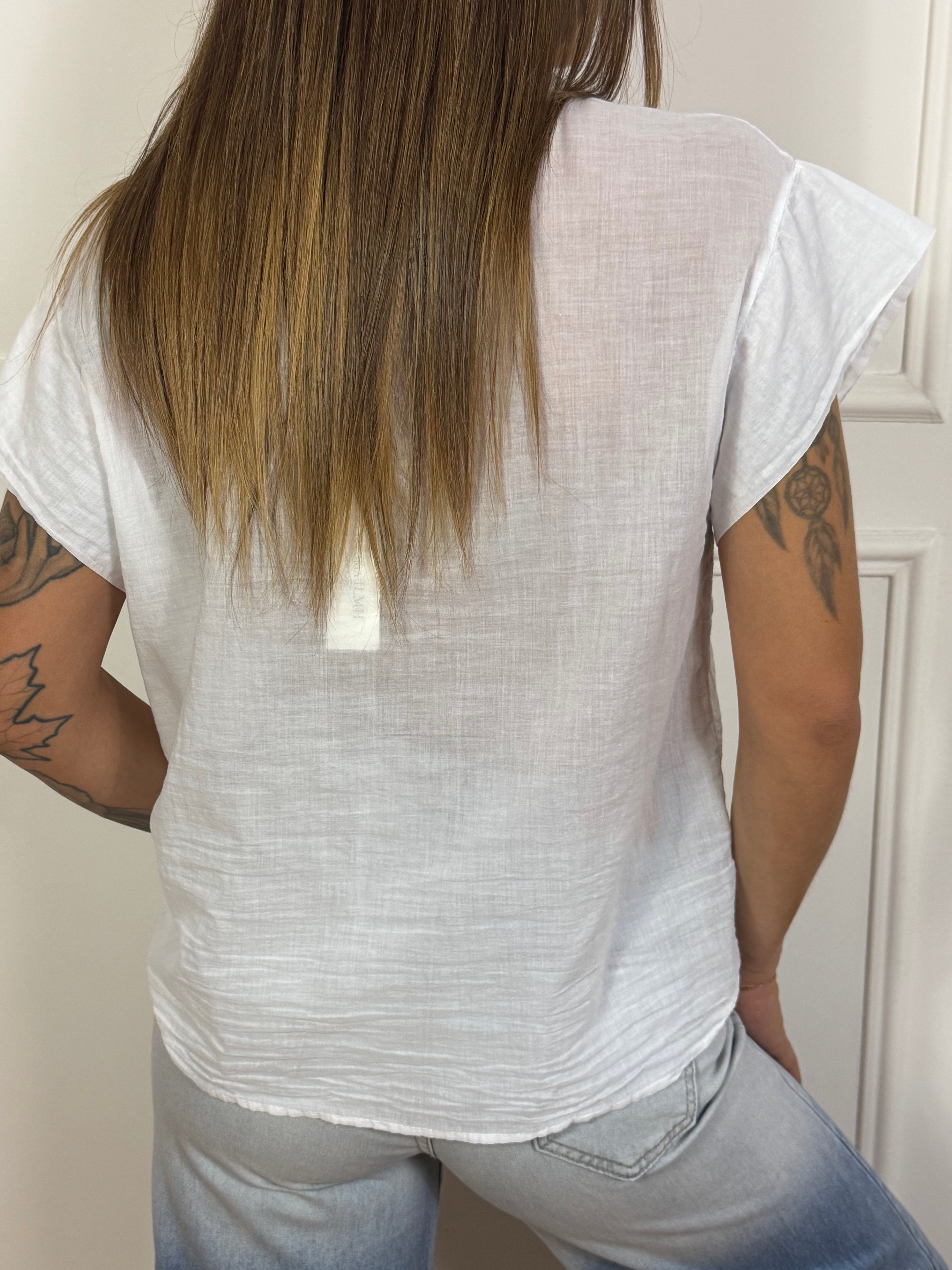 Camicia manica accennatta Victoria ILMH con frappa laterale