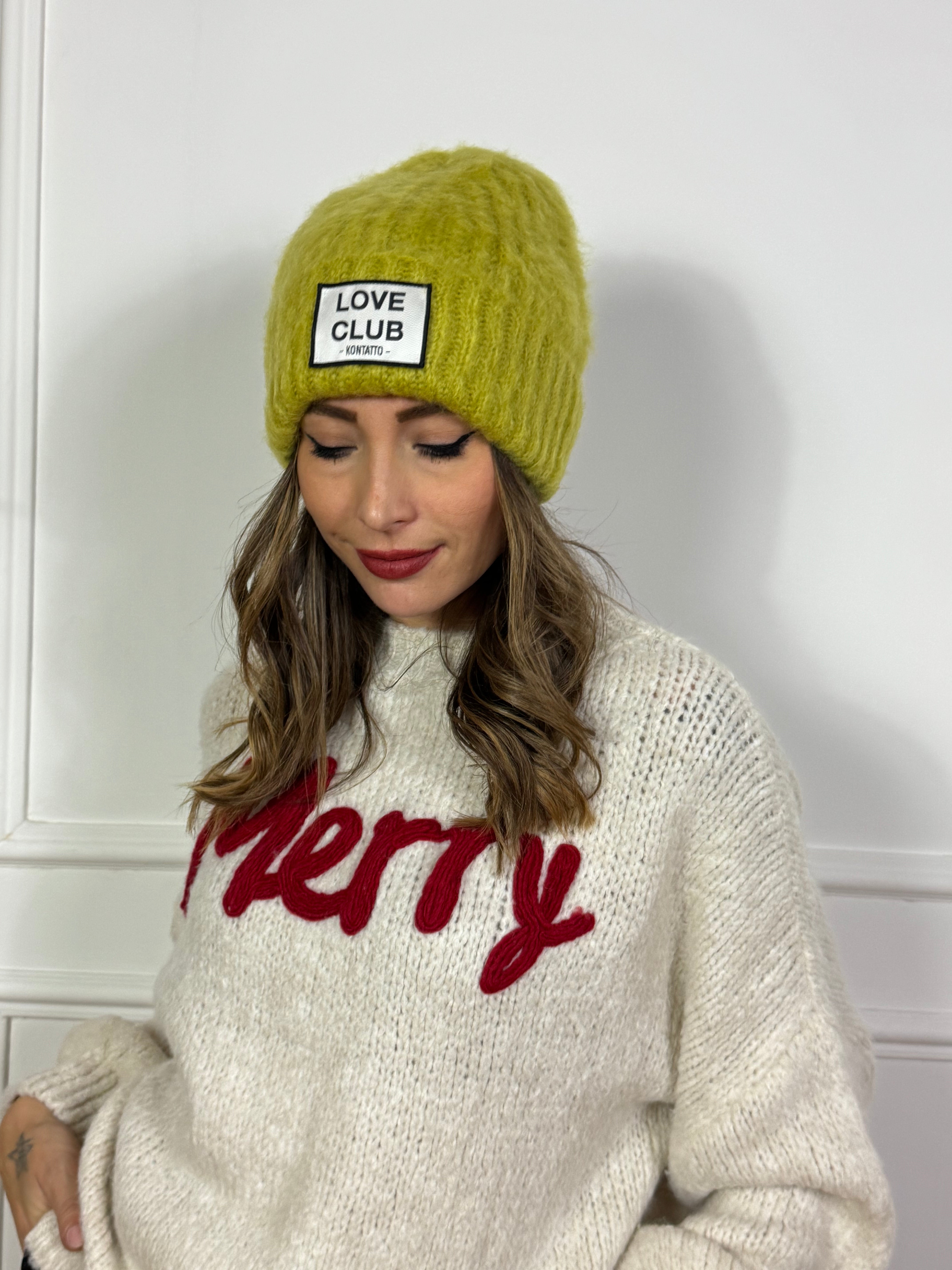 Cuffia in misto mohair Kontatto LOVE CLUB