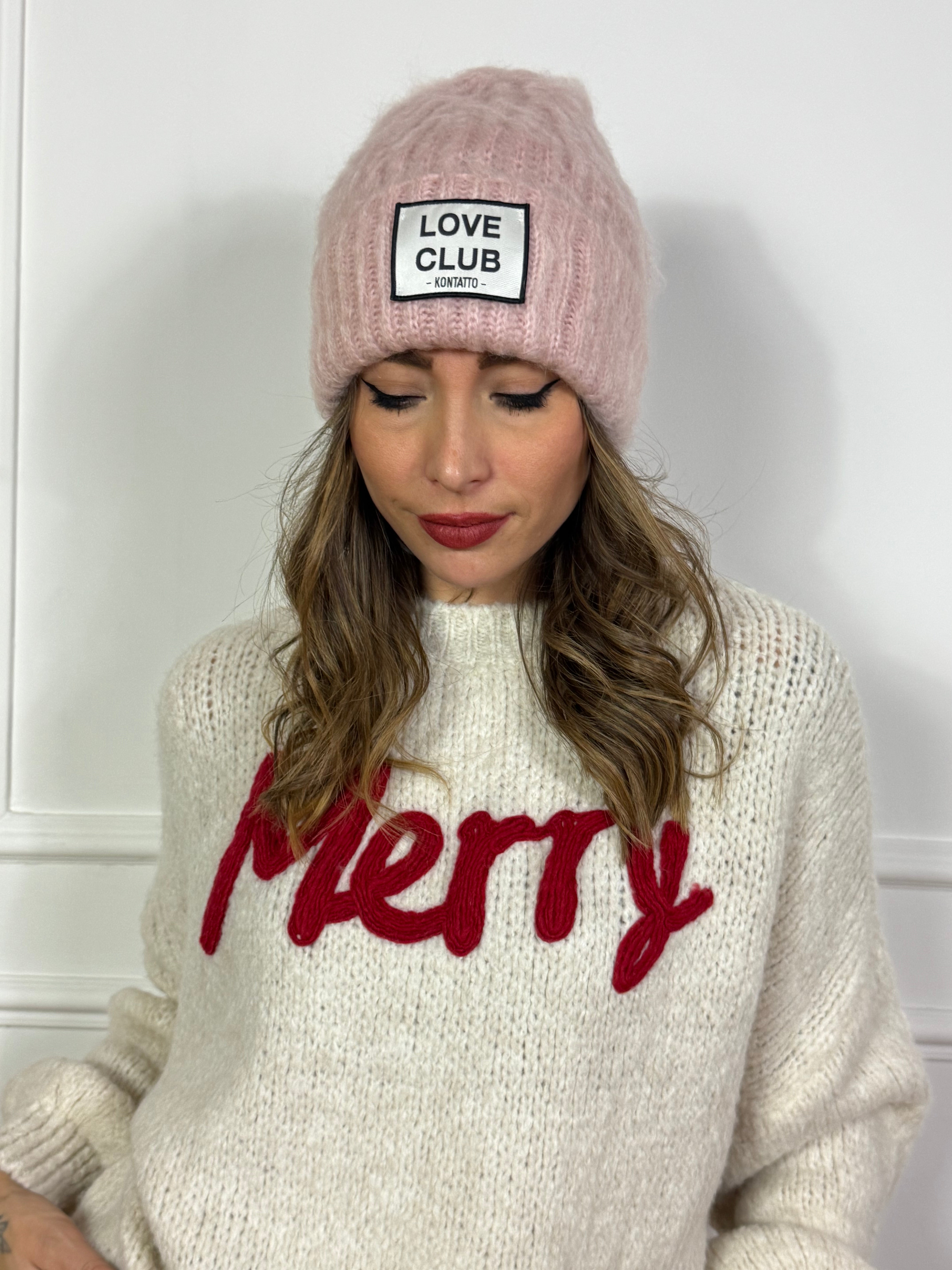 Cuffia in misto mohair Kontatto LOVE CLUB