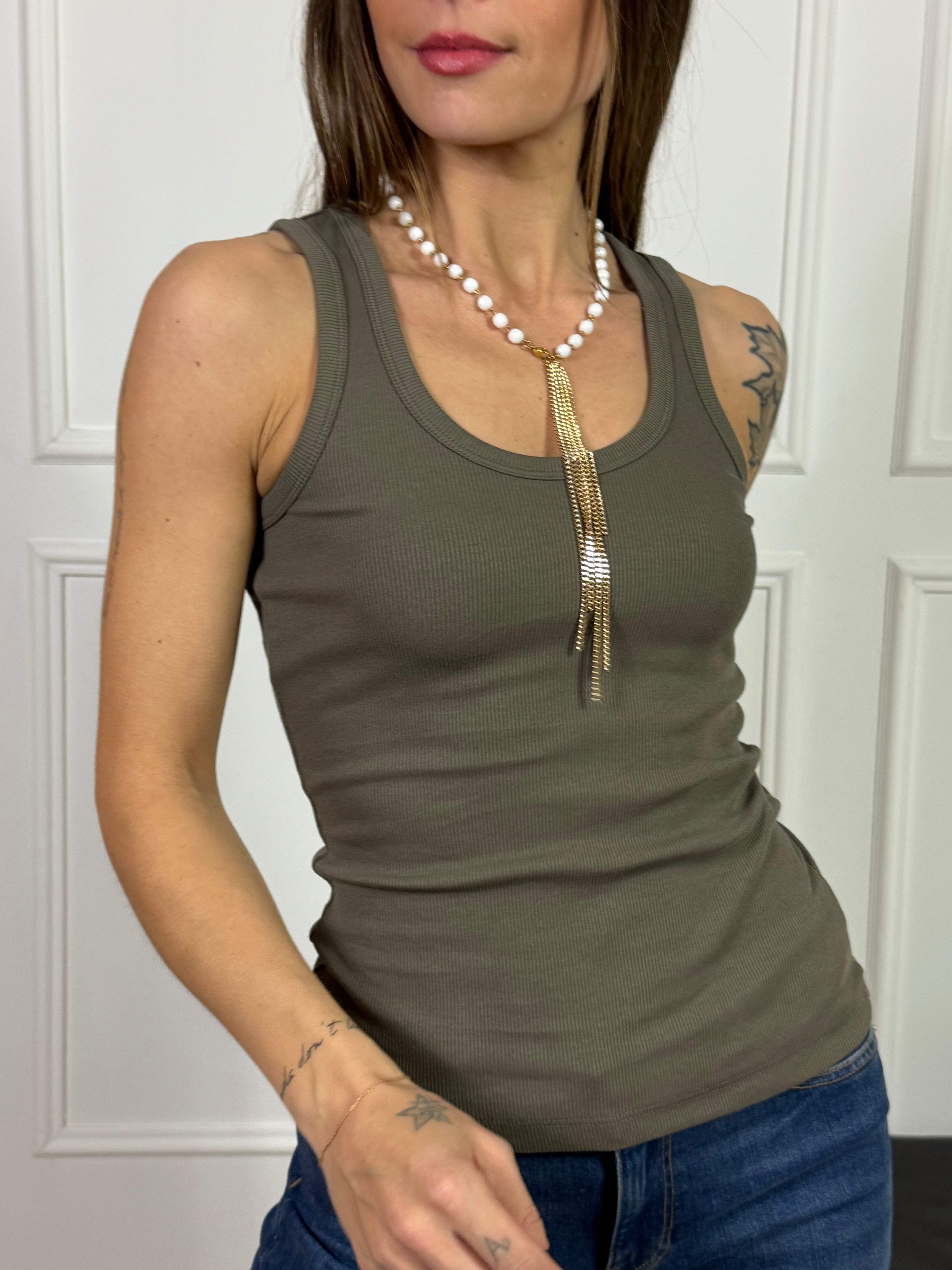 Canotta JJXX modello FRIDA - colore TINTA UNITA