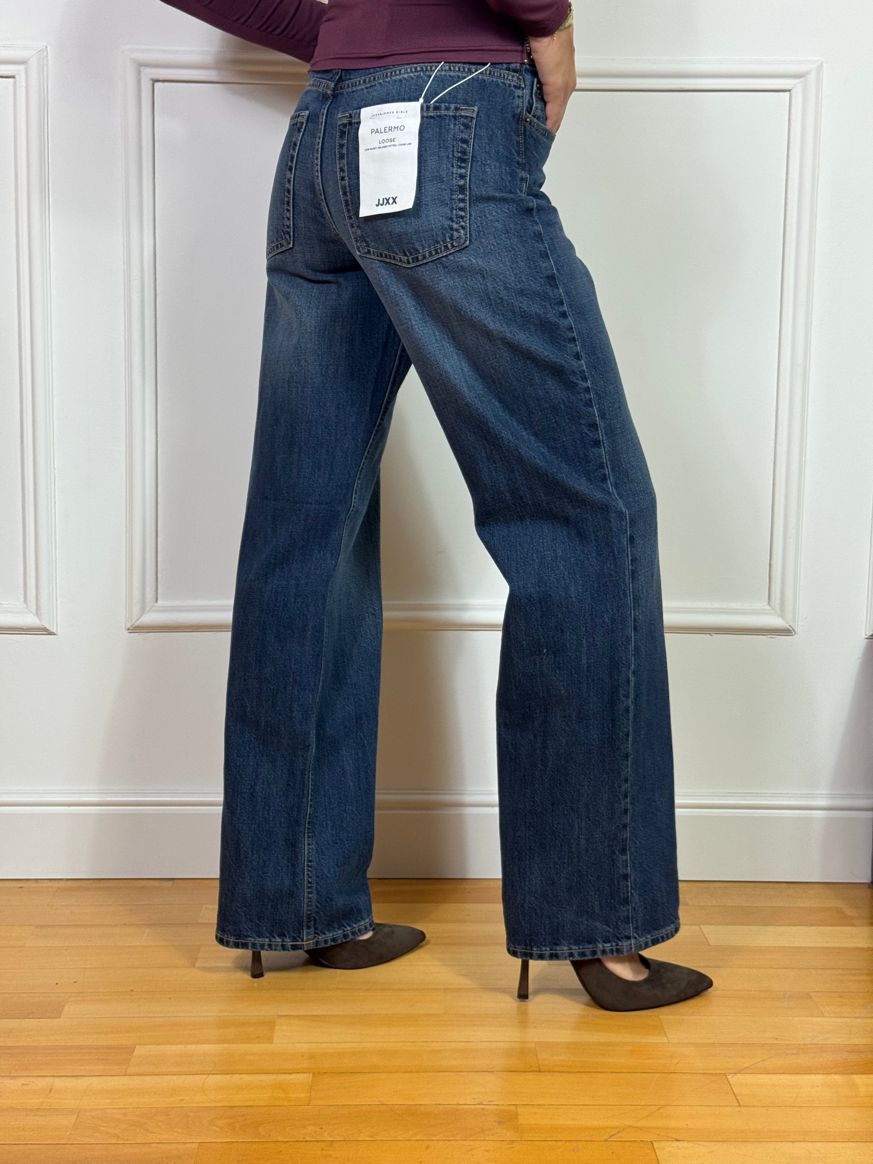 Jeans JJXX PALERMO - LOOSE - lavaggio BLUE DENIM