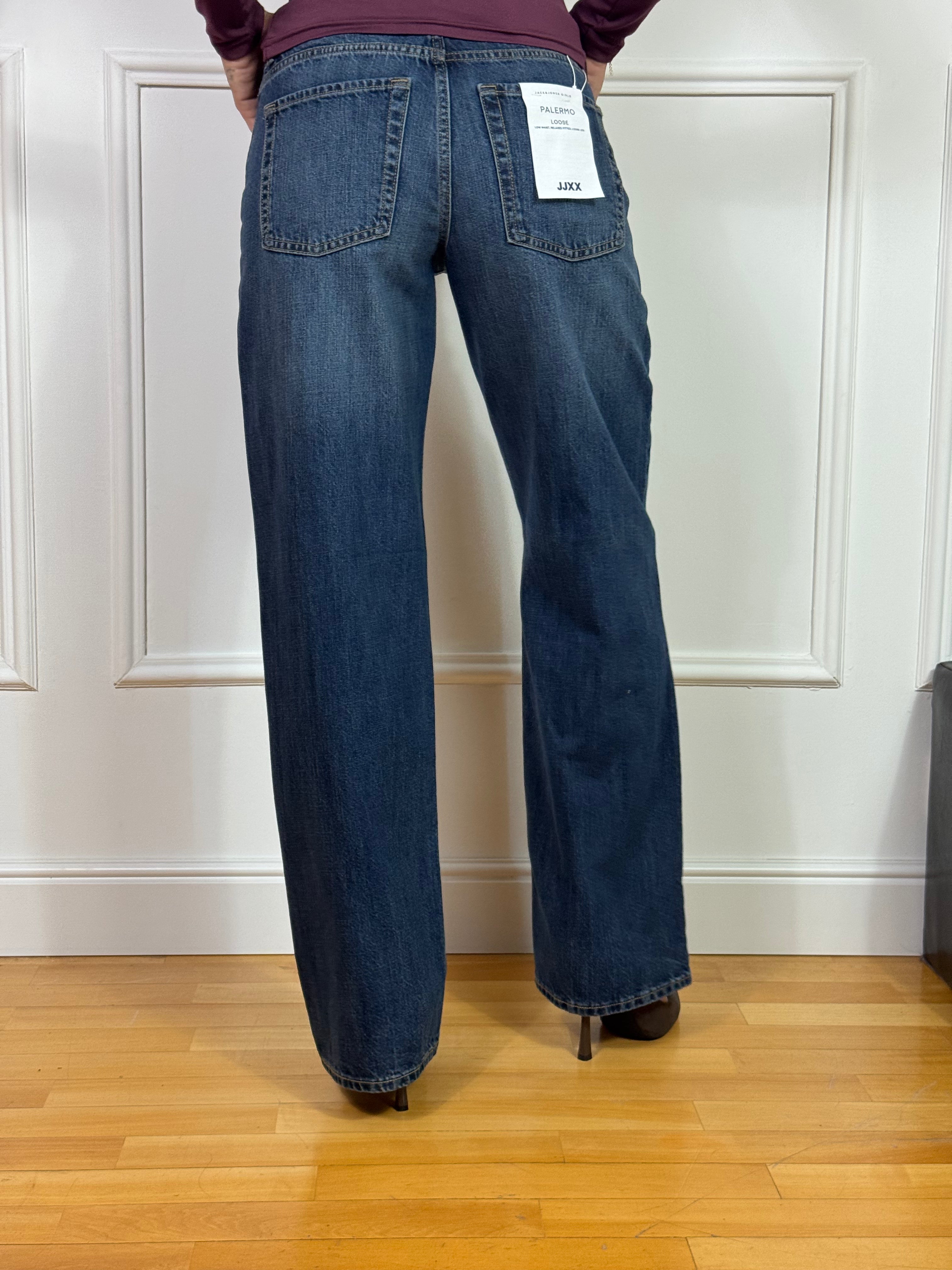 Jeans JJXX PALERMO - LOOSE - lavaggio BLUE DENIM