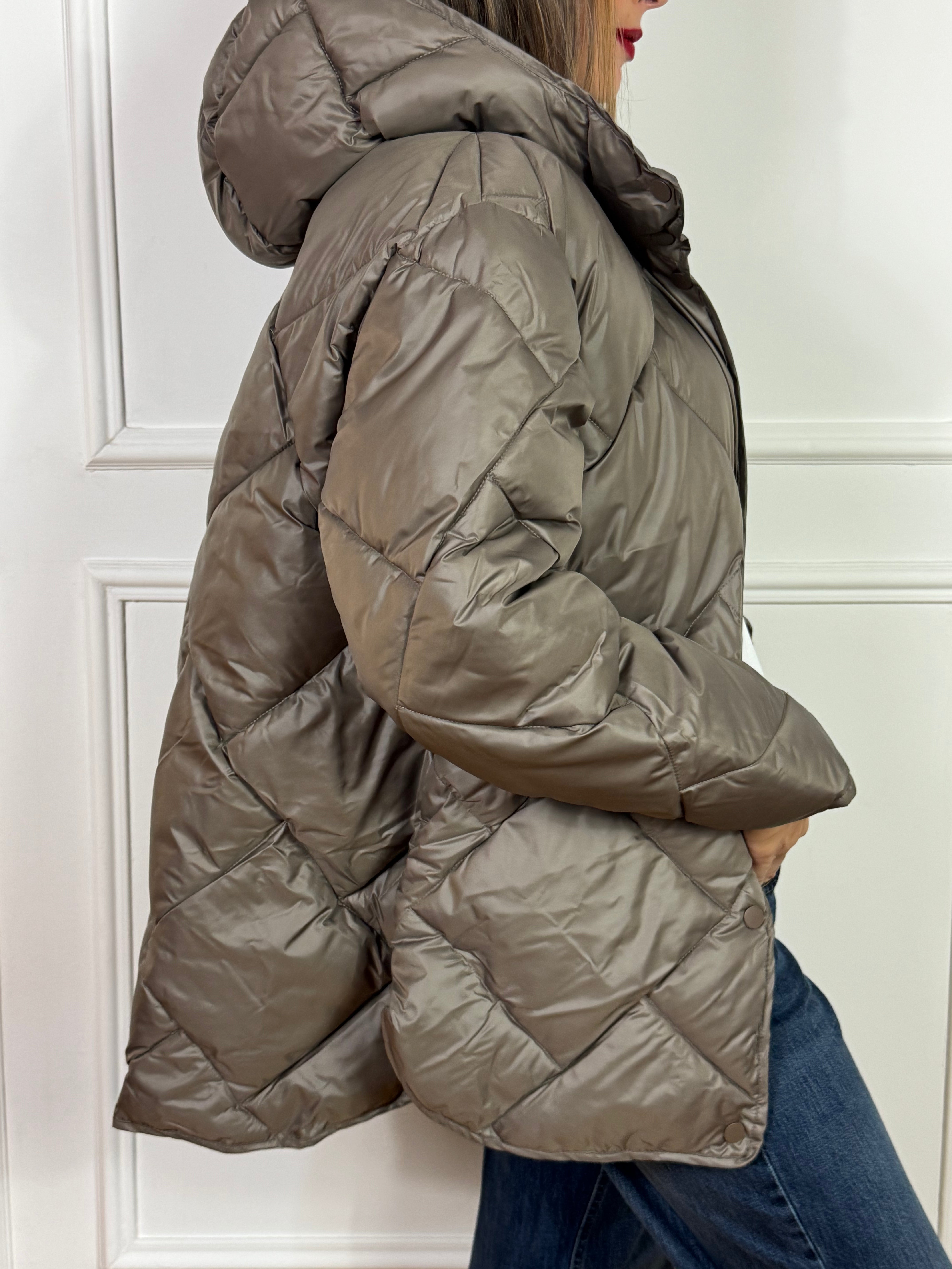 Giacca piumino JJXX QUILTED - NOVA ELLA con cappuccio