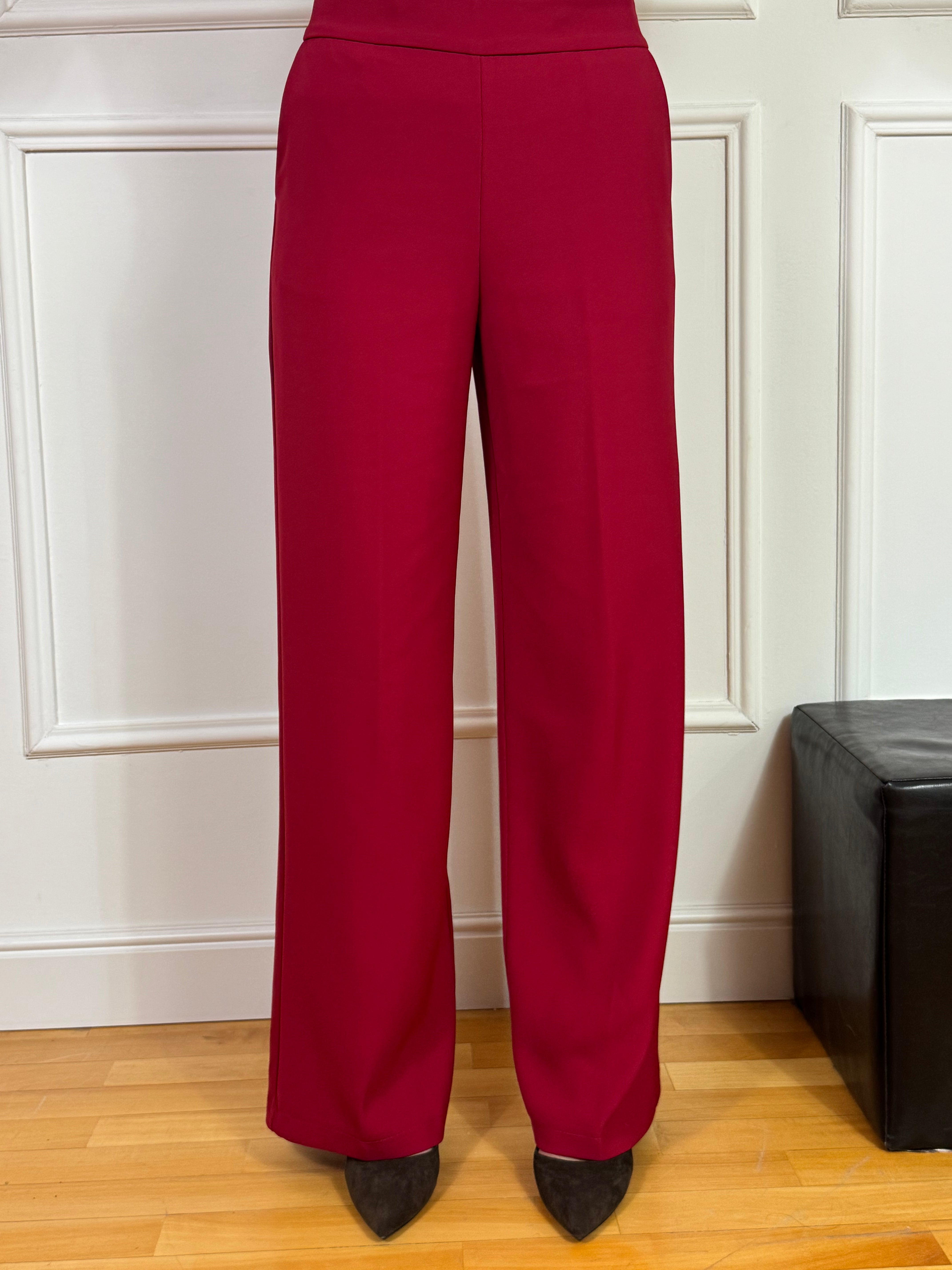 Completo tailleur Kontatto GIACCA MONOPETTO + PANTALONE WIDE