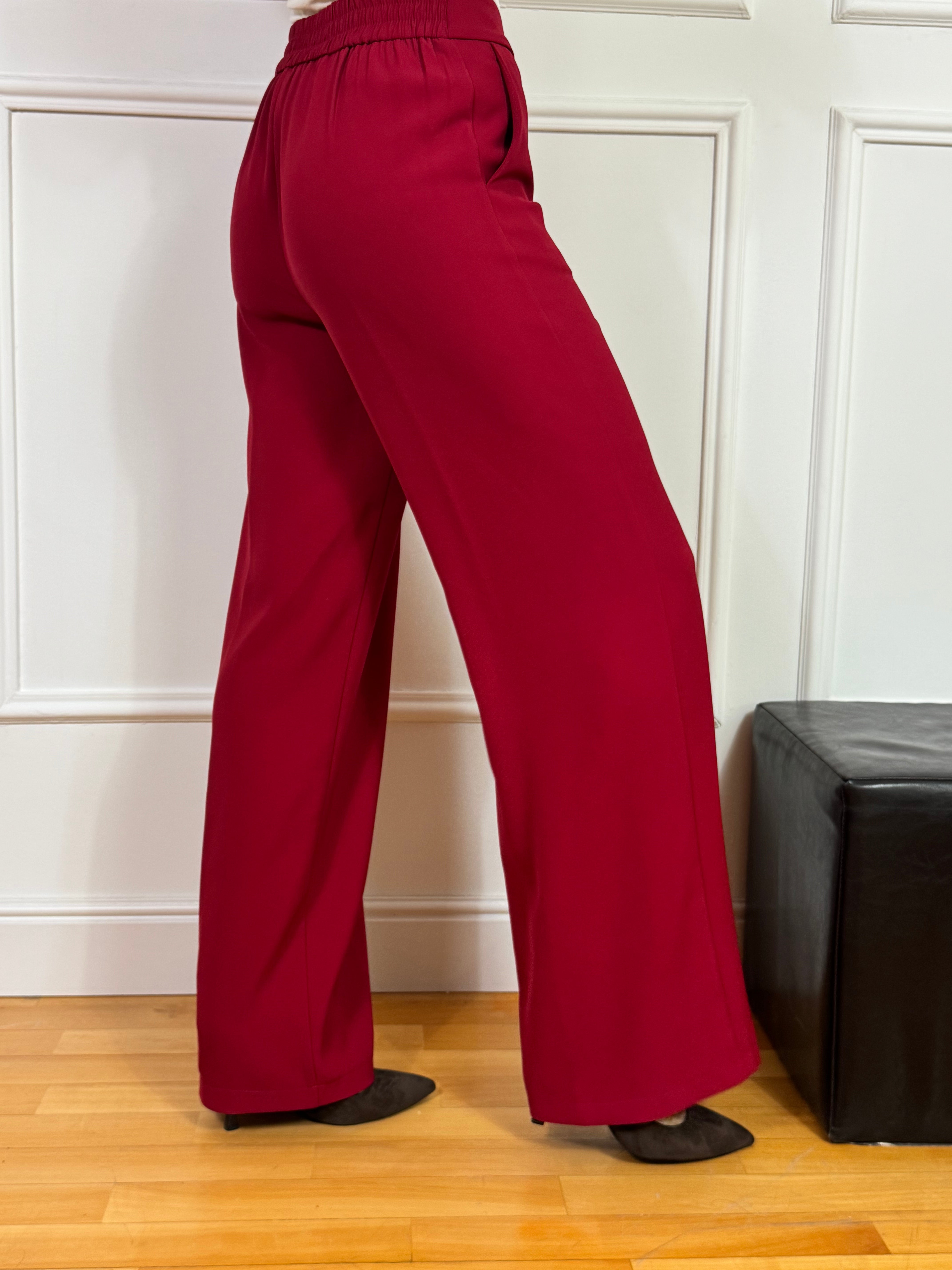 Completo tailleur Kontatto GIACCA MONOPETTO + PANTALONE WIDE