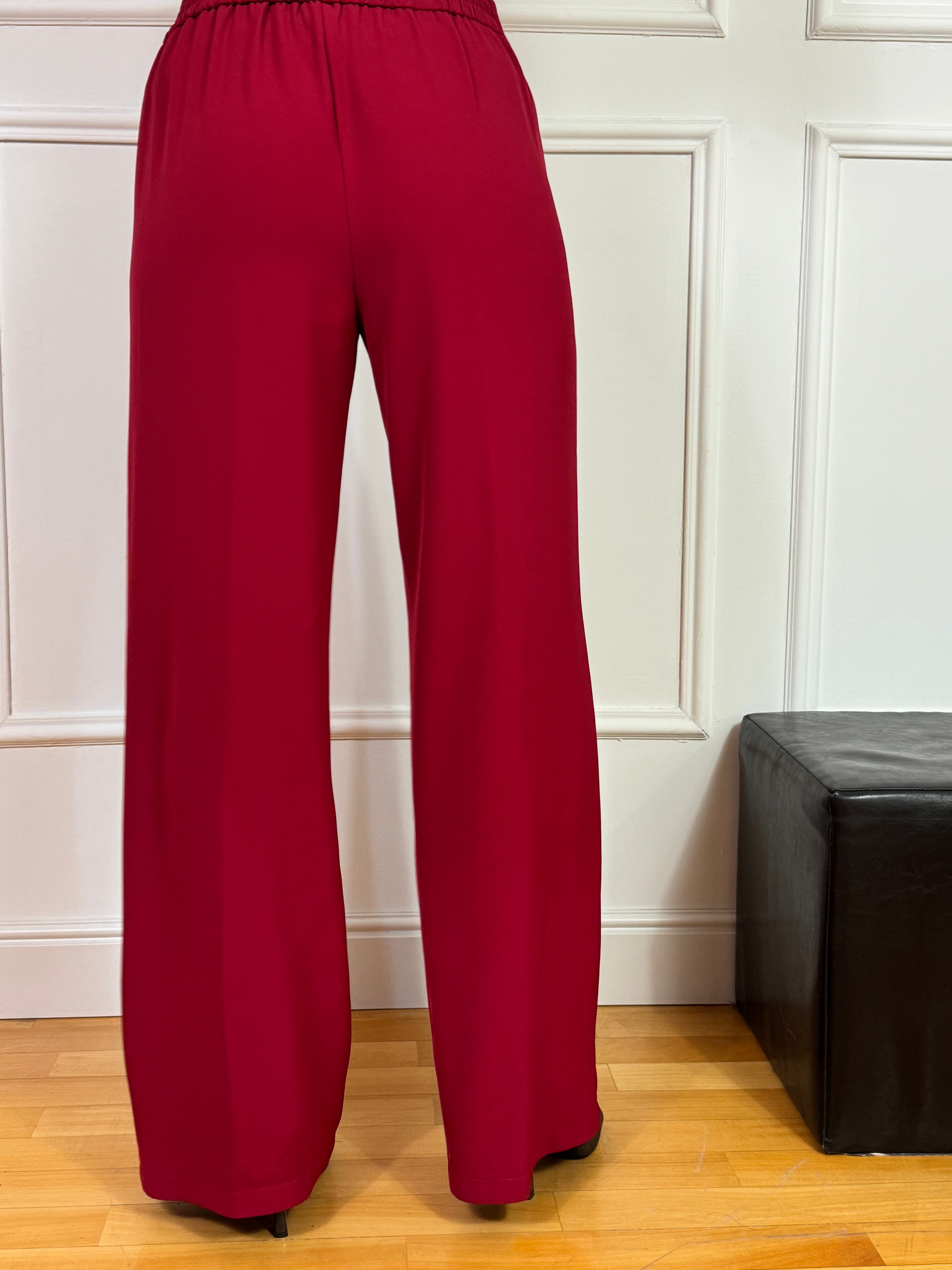 Completo tailleur Kontatto GIACCA MONOPETTO + PANTALONE WIDE