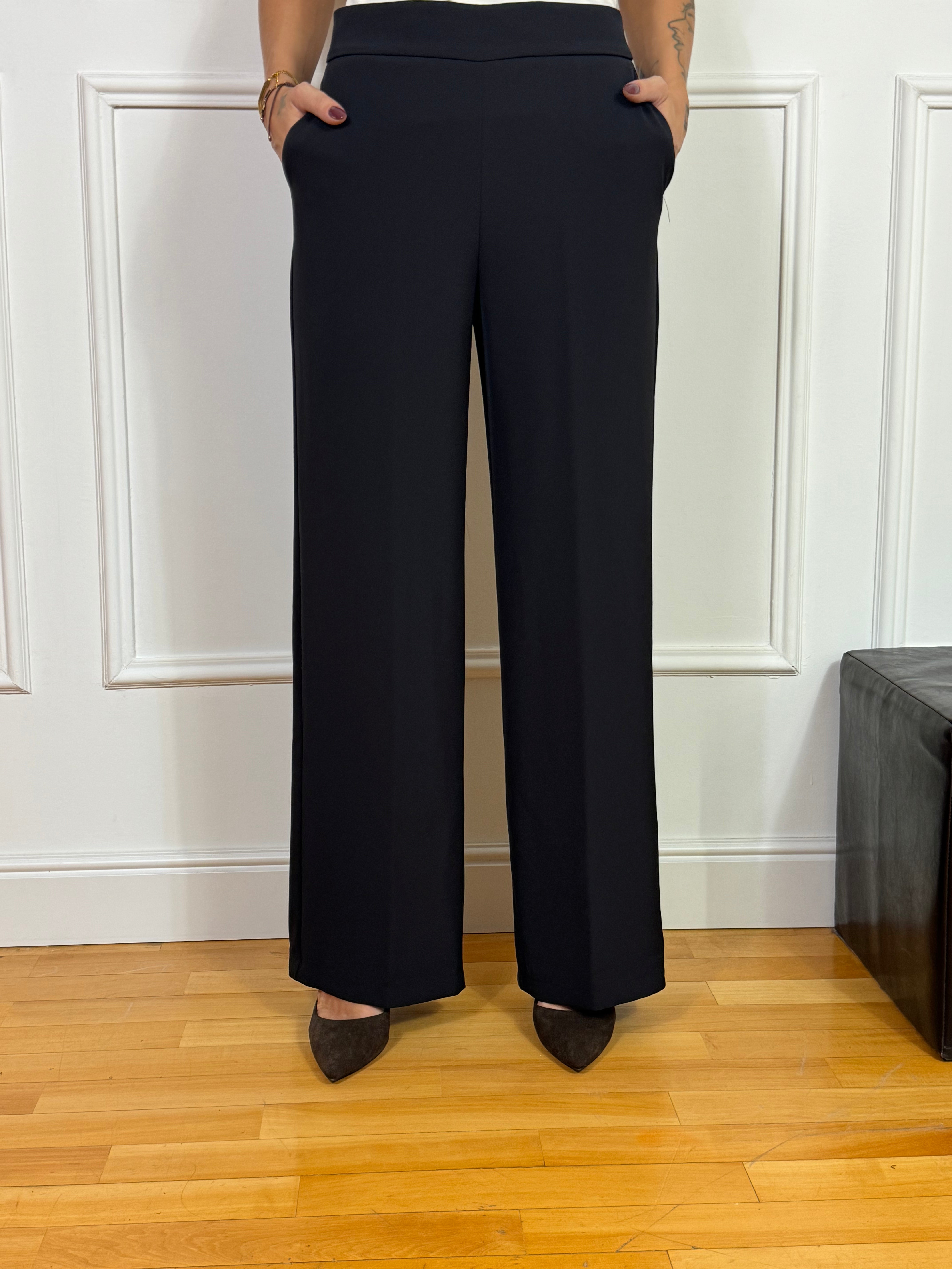 Completo tailleur Kontatto GIACCA MONOPETTO + PANTALONE WIDE