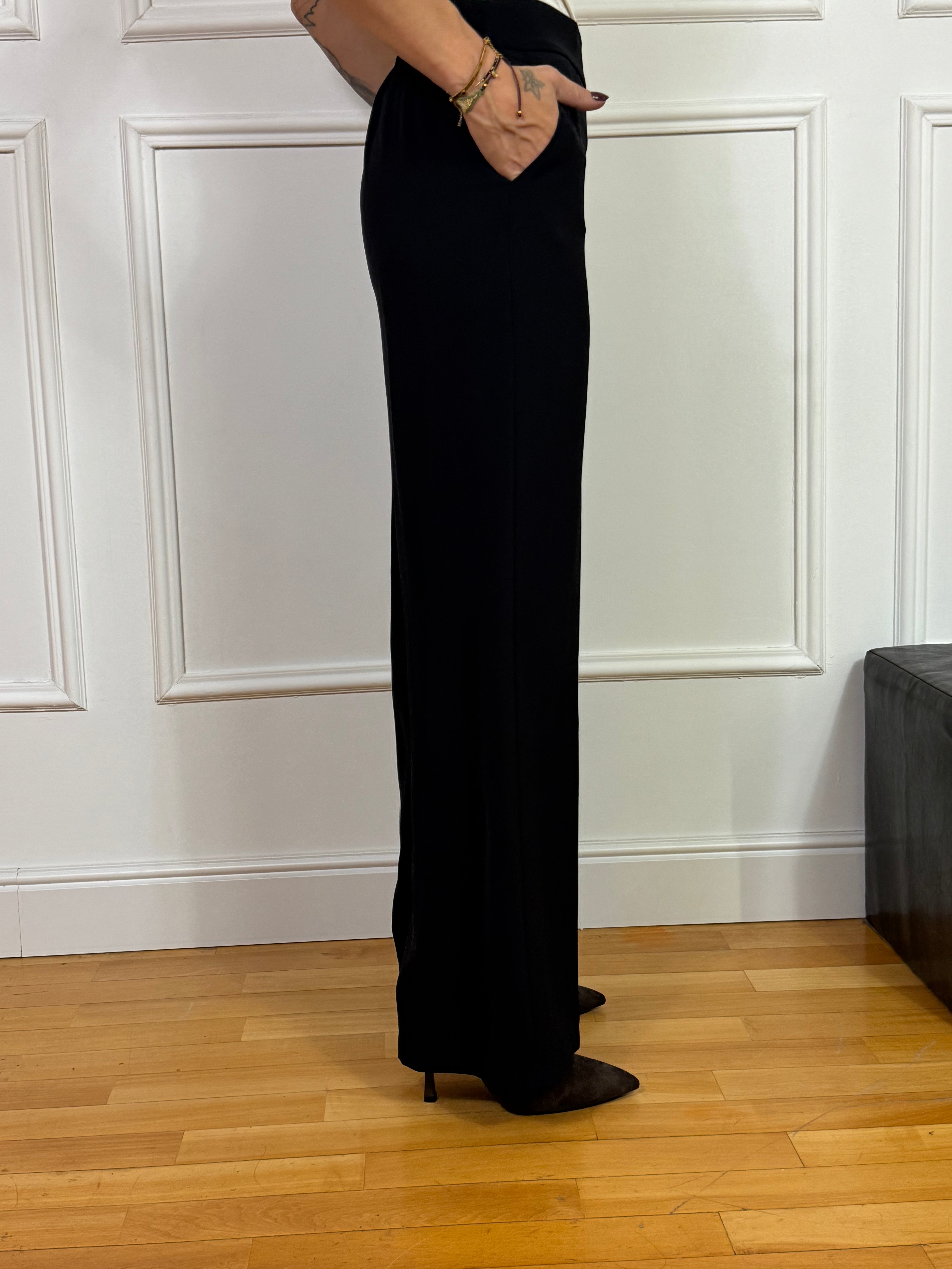 Completo tailleur Kontatto GIACCA MONOPETTO + PANTALONE WIDE