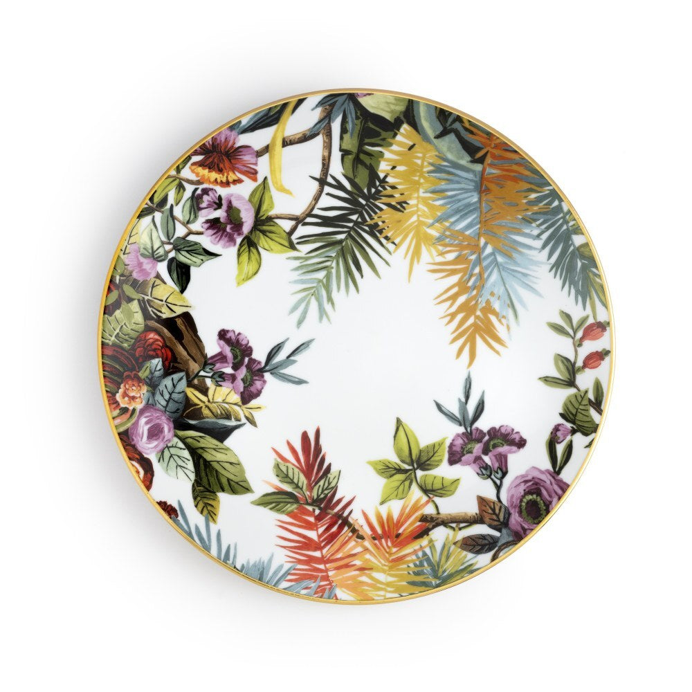 Piatto piano 27 JUNGLE White