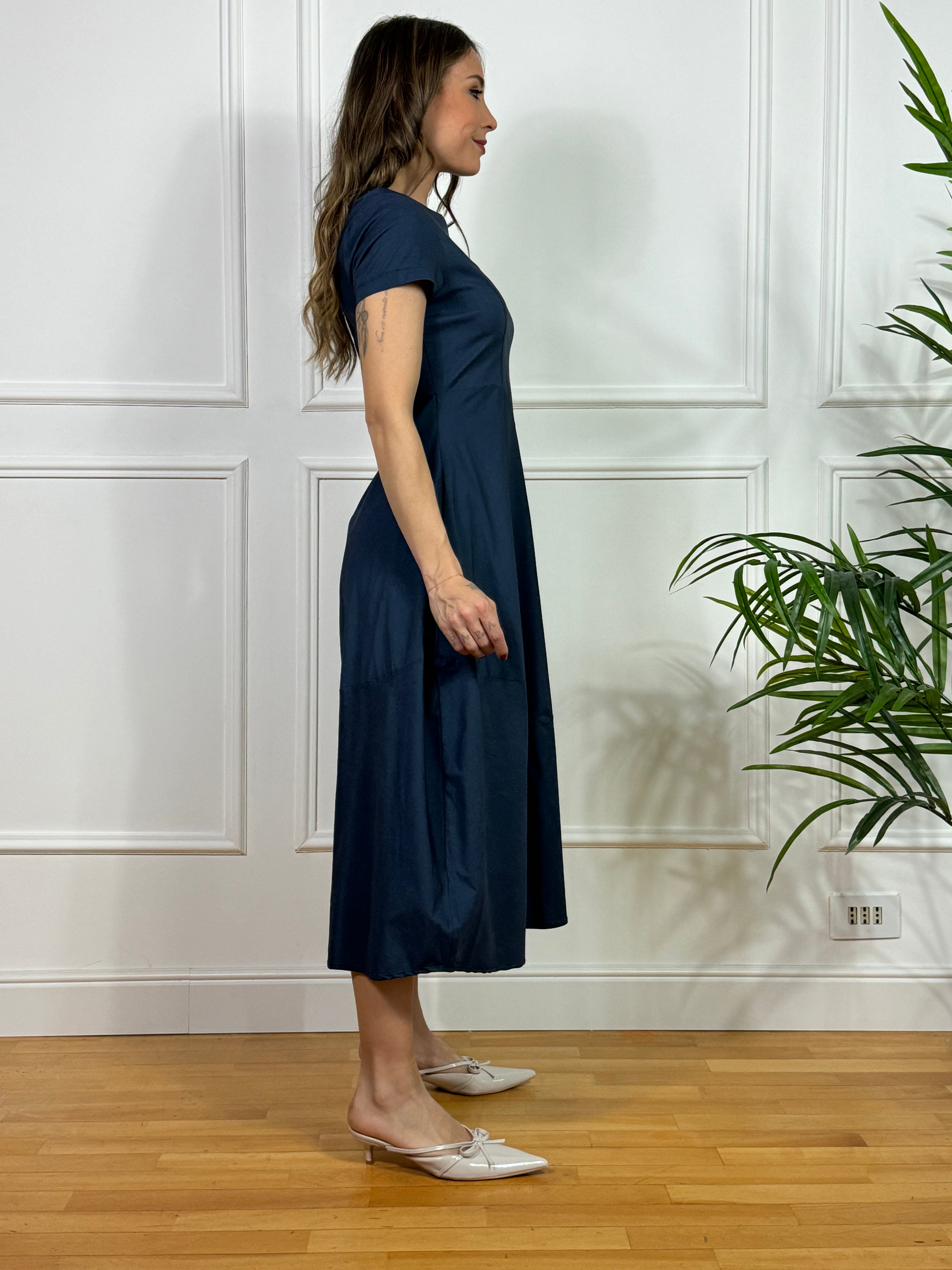 Abito leggero Susy Mix in viscosa elasticizzata manica corta
