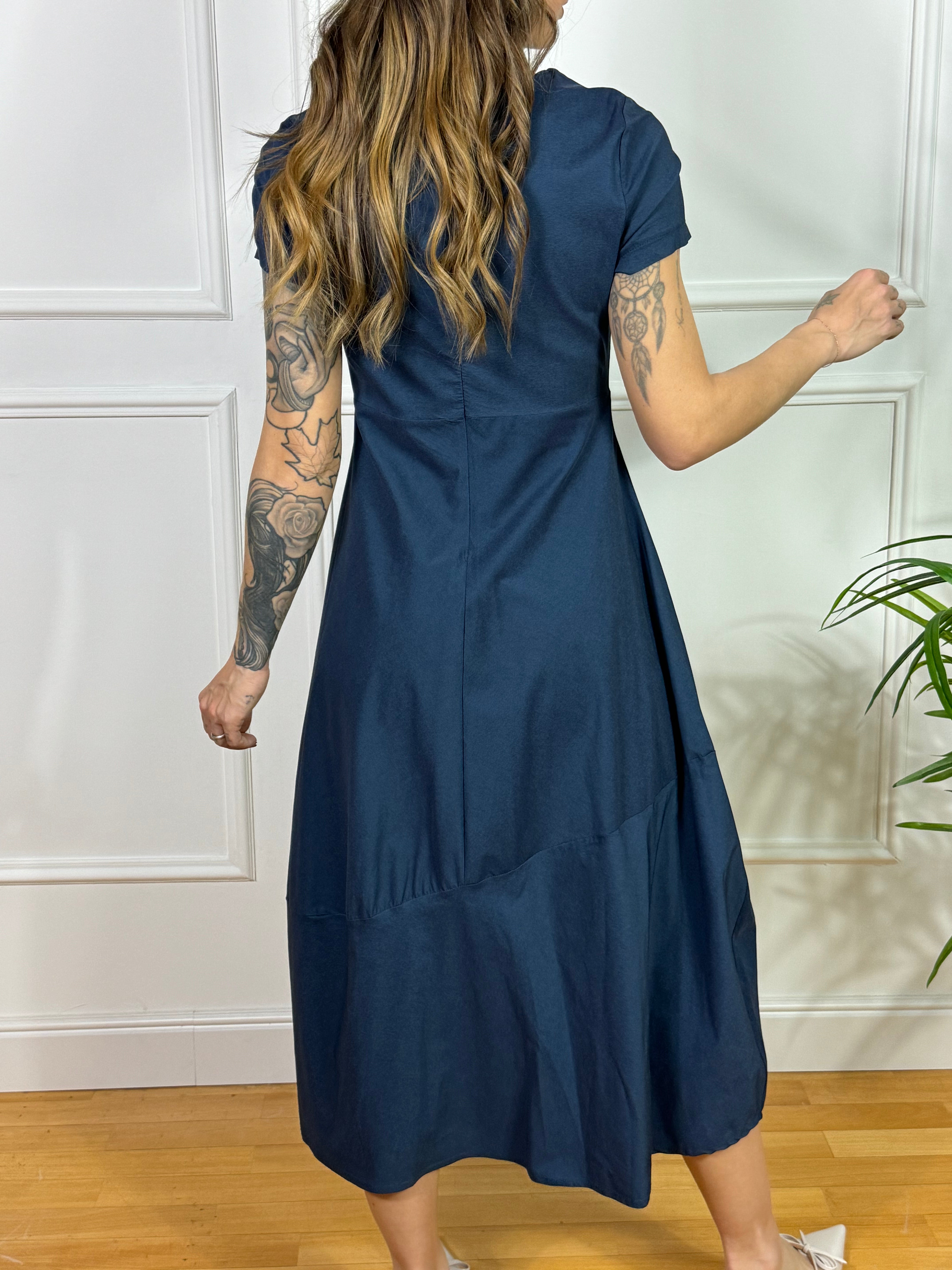 Abito leggero Susy Mix in viscosa elasticizzata manica corta