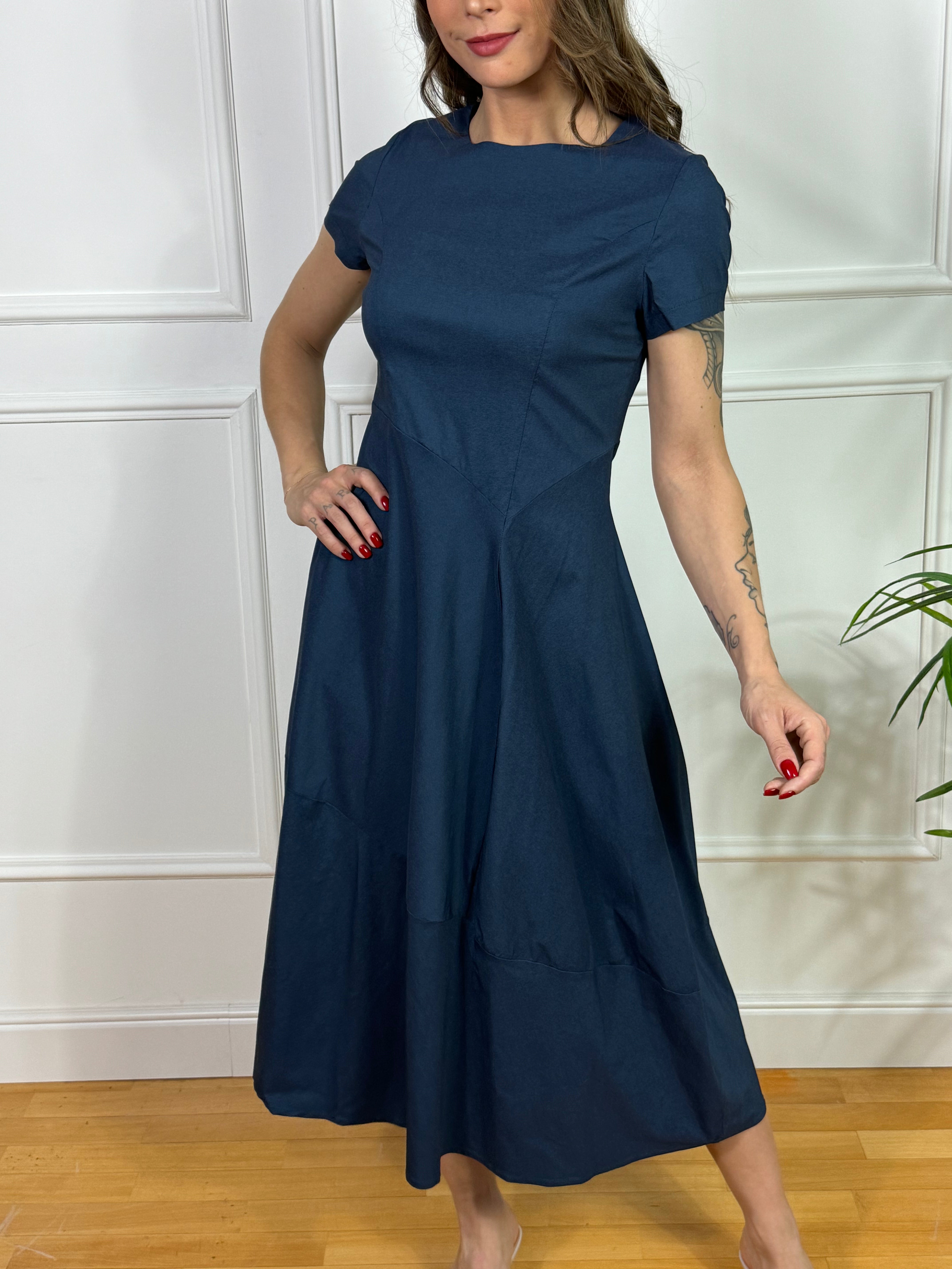 Abito leggero Susy Mix in viscosa elasticizzata manica corta
