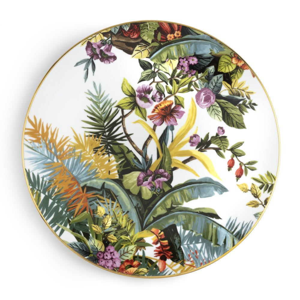 Piatto portata d.31 JUNGLE WHITE