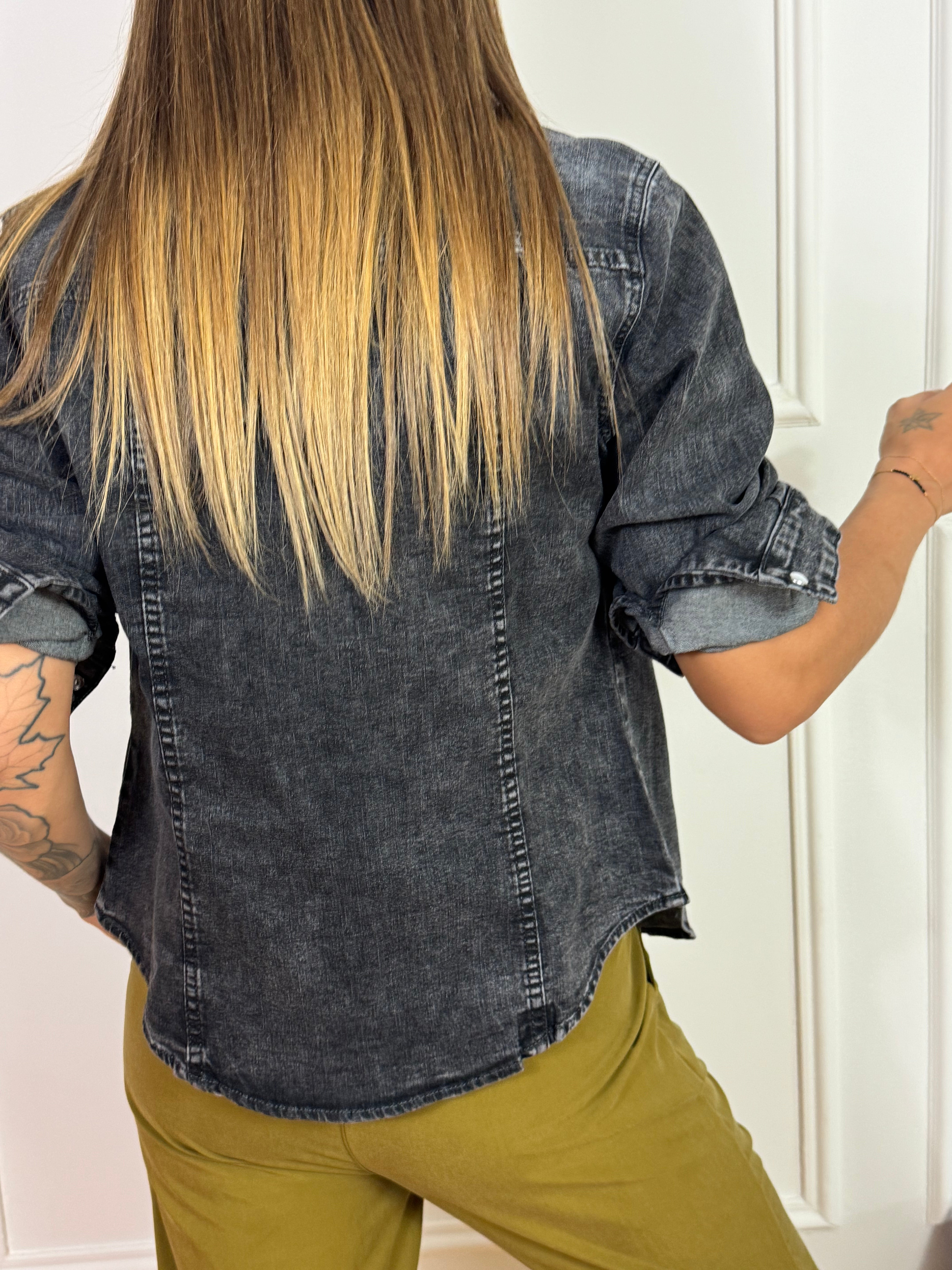 Camicia in jeans Susy Mix GRIGIO DELAVE'