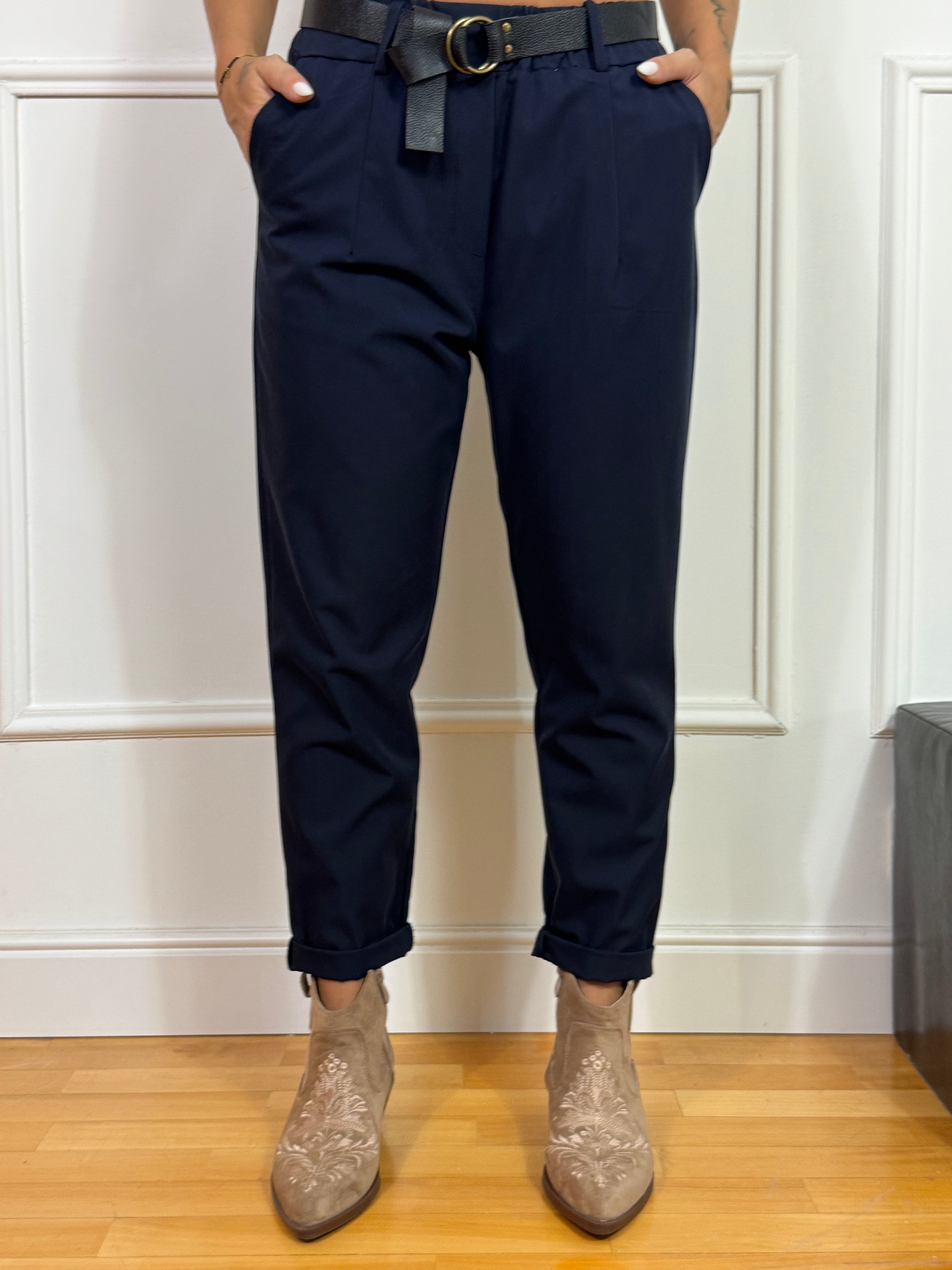 Pantalone Susy Mix con cintura