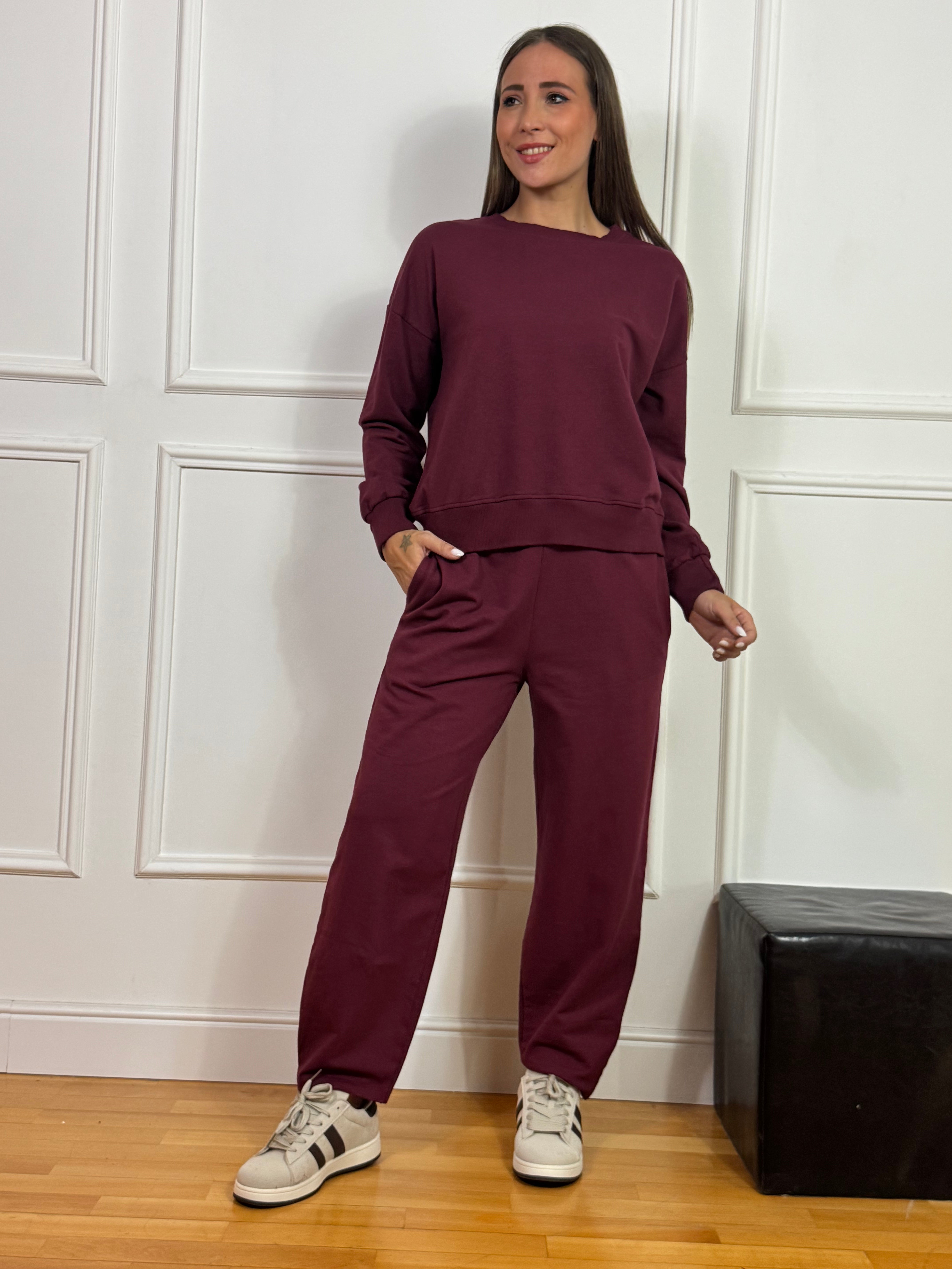 COMPLETO TUTA Susy Mix FELPA + PANTALONE OVETTO