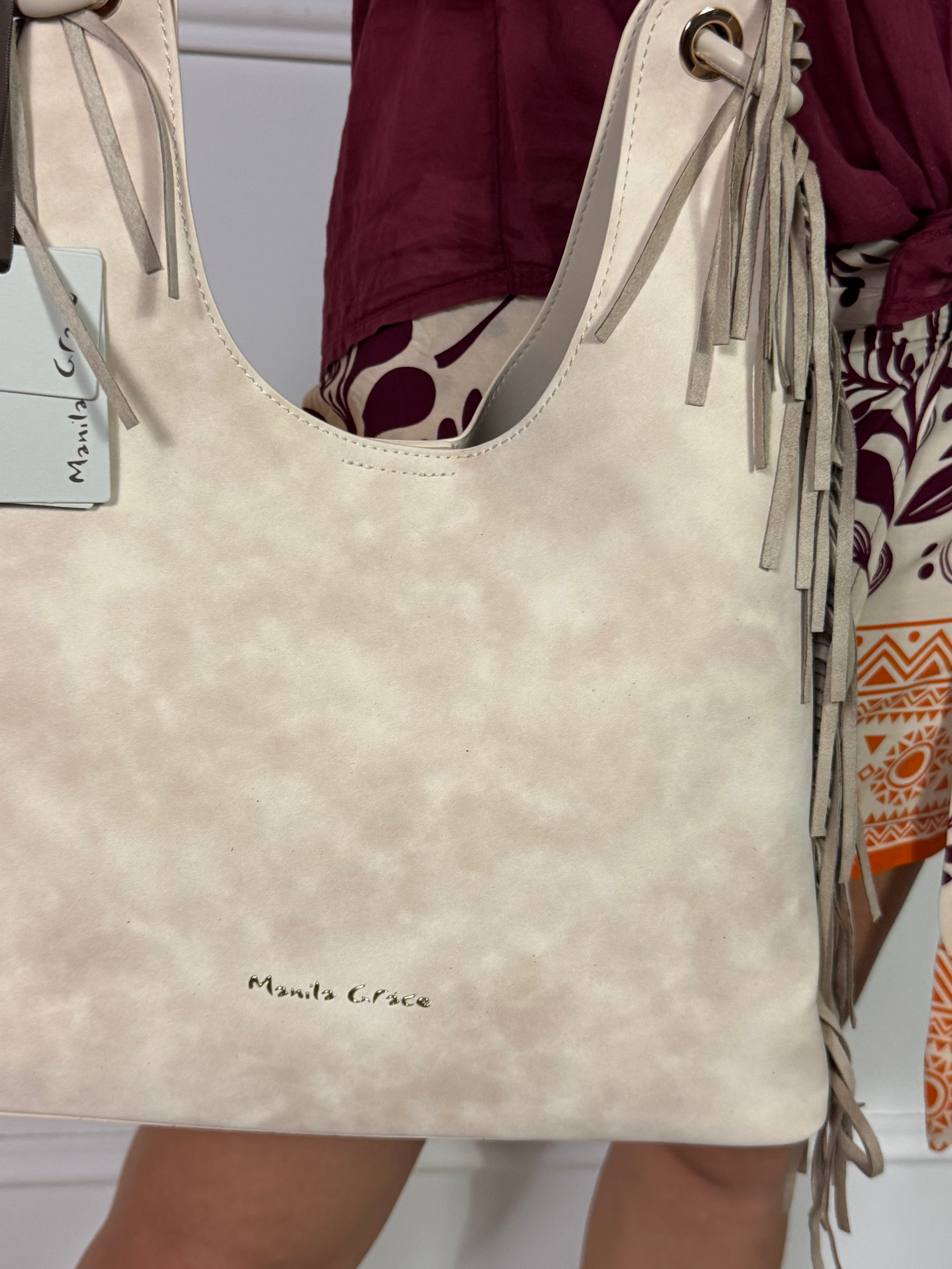 Borsa Manila Grace SHOULDER BAG FRANGE - ART. S6/J/B801EU