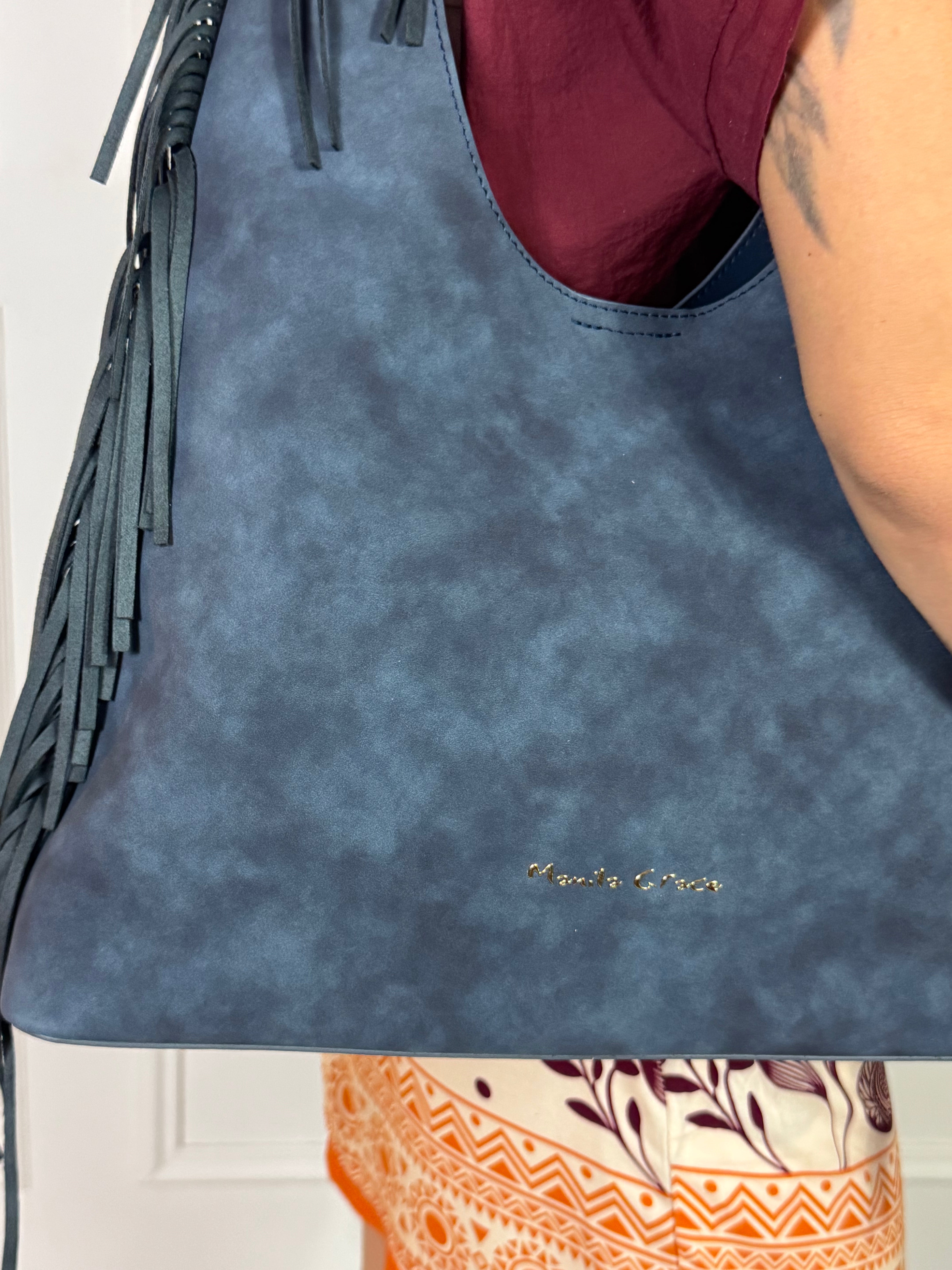 Borsa Manila Grace SHOULDER BAG FRANGE - ART. S6/J/B801EU