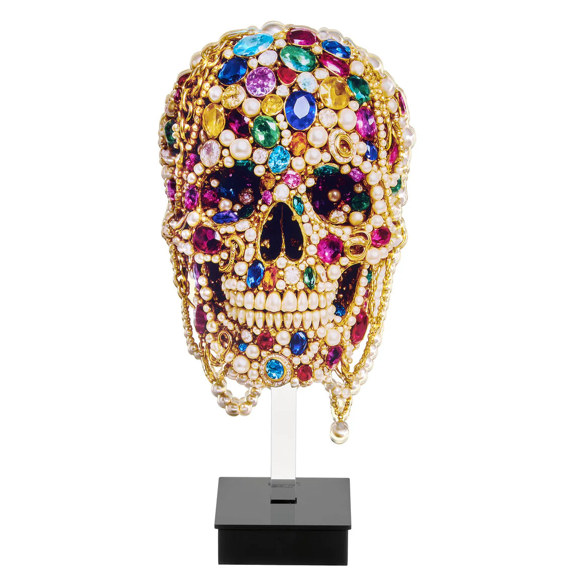 Centro tavola Teschio BLING BLING