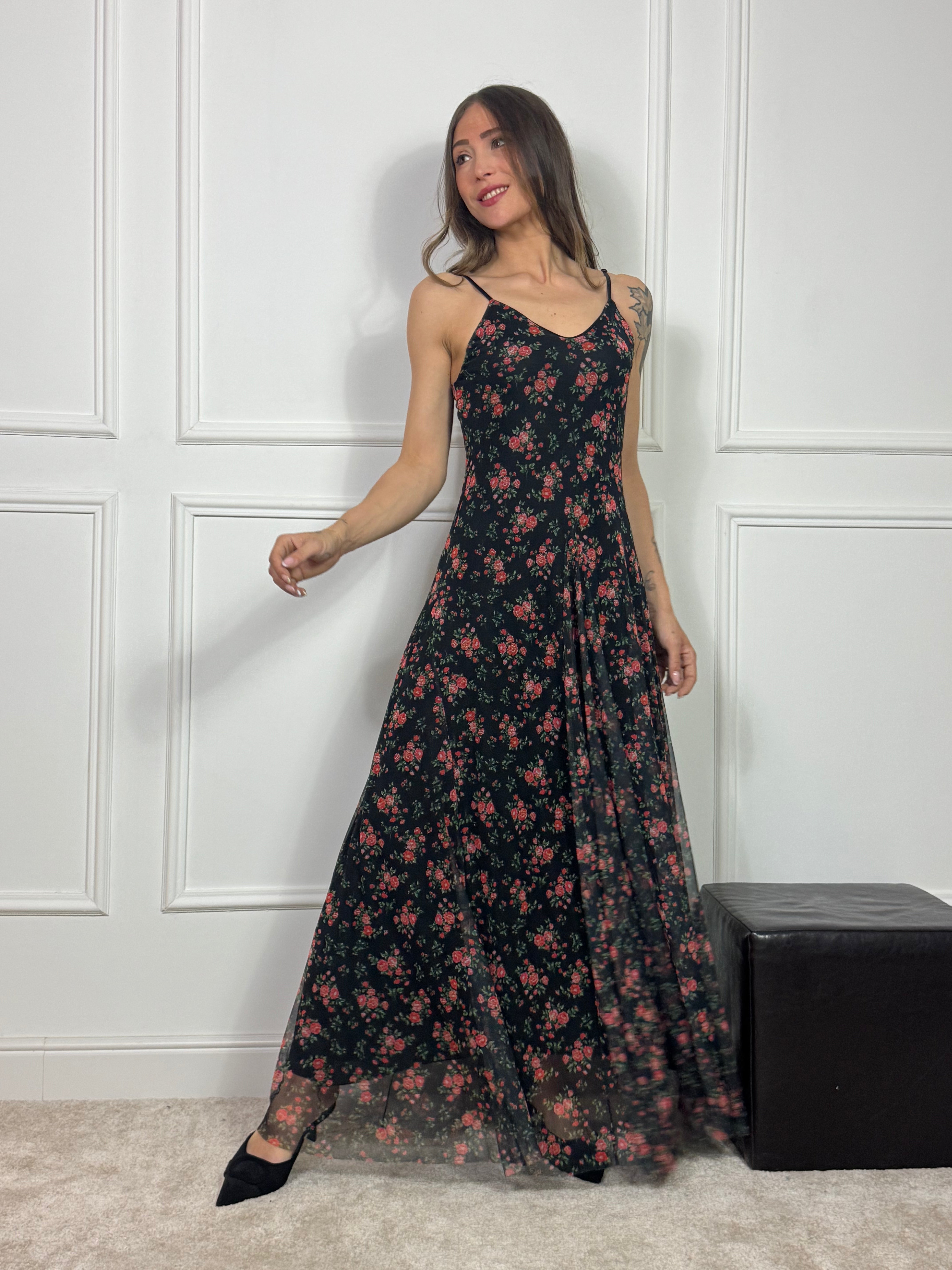 Abito lungo fiori Susy Mix