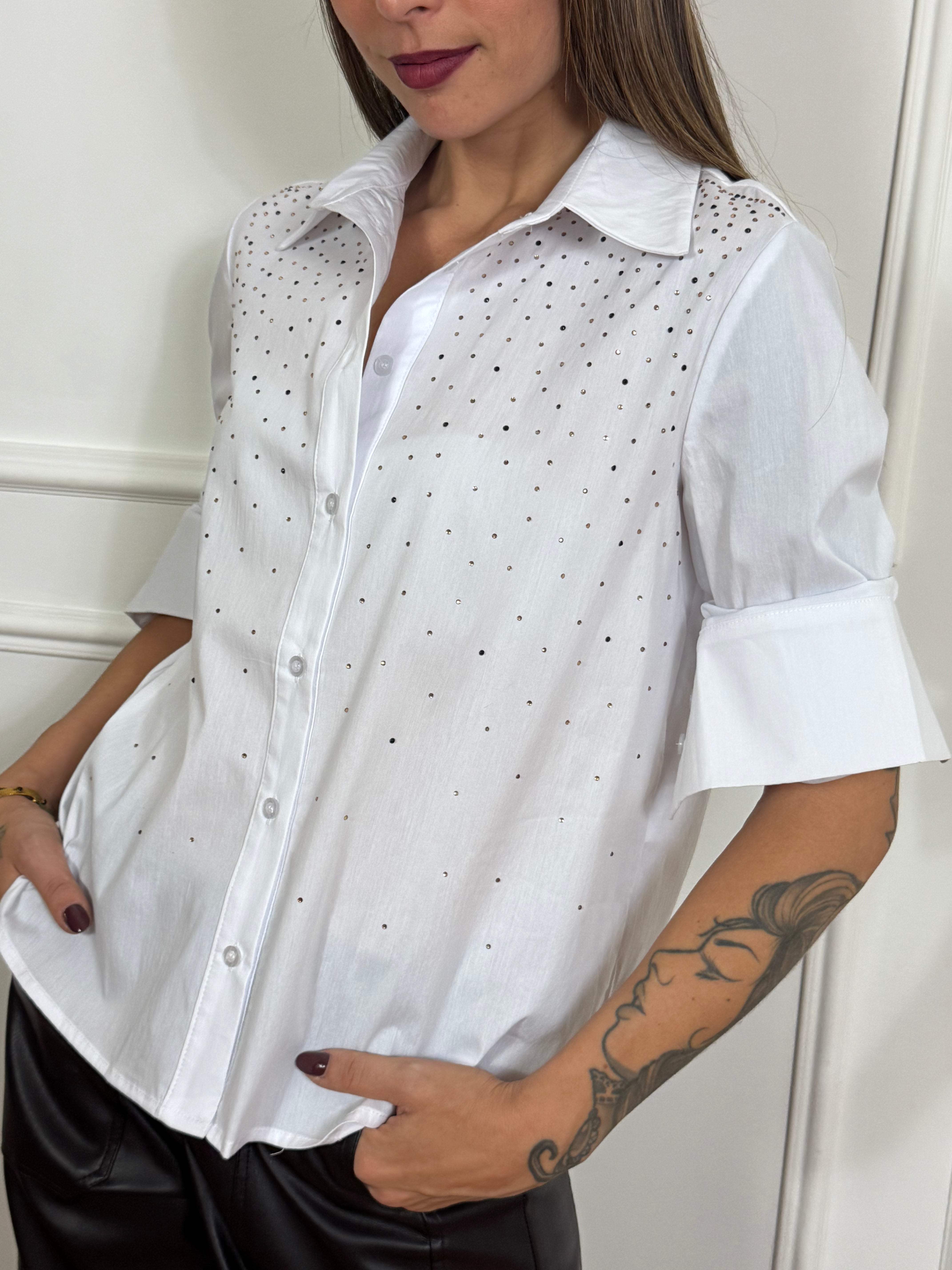 Camicia SUSY MIX con BRILLANTINI