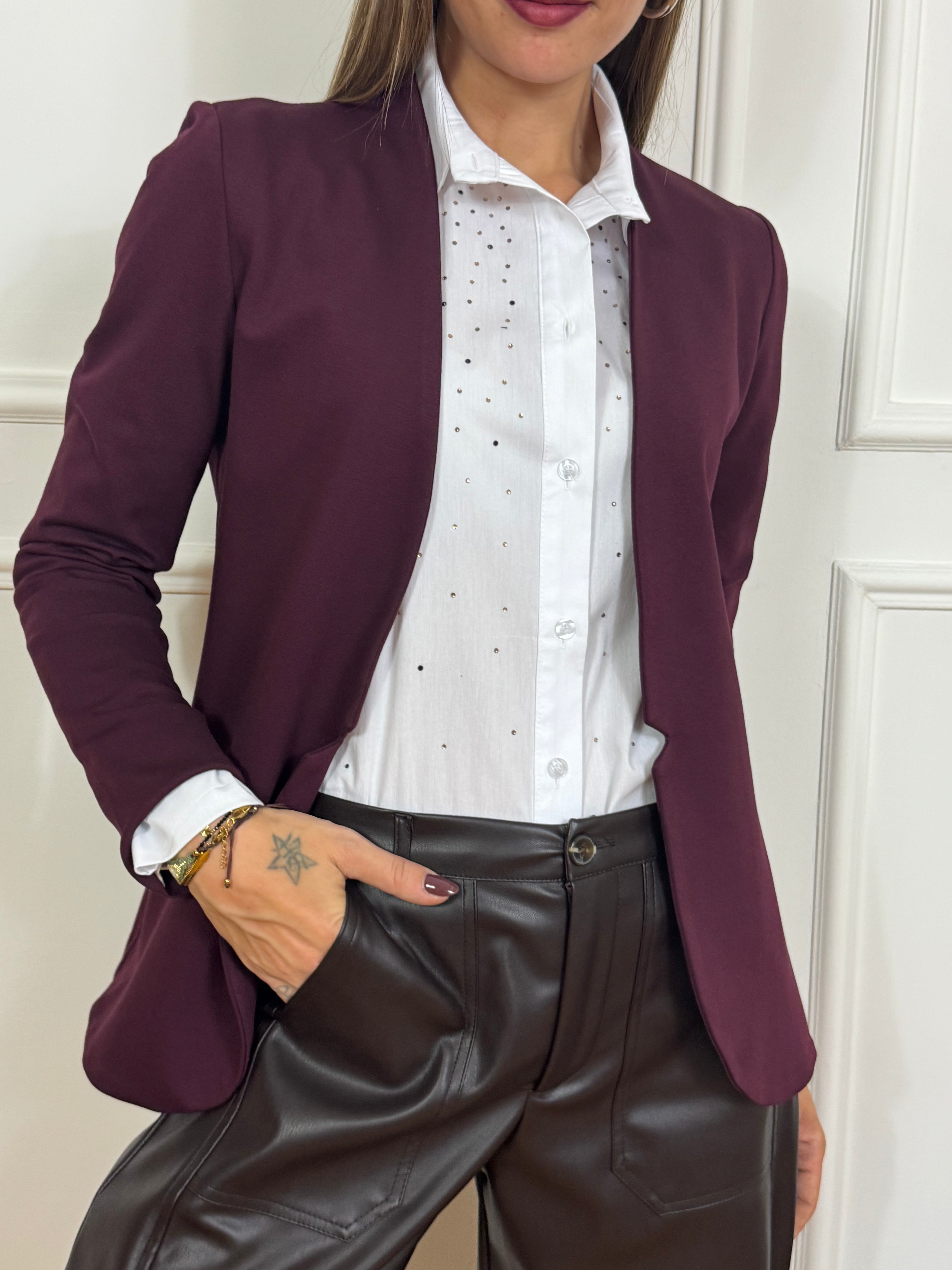 Giacca blazer aperta in punto Milano SUSY MIX