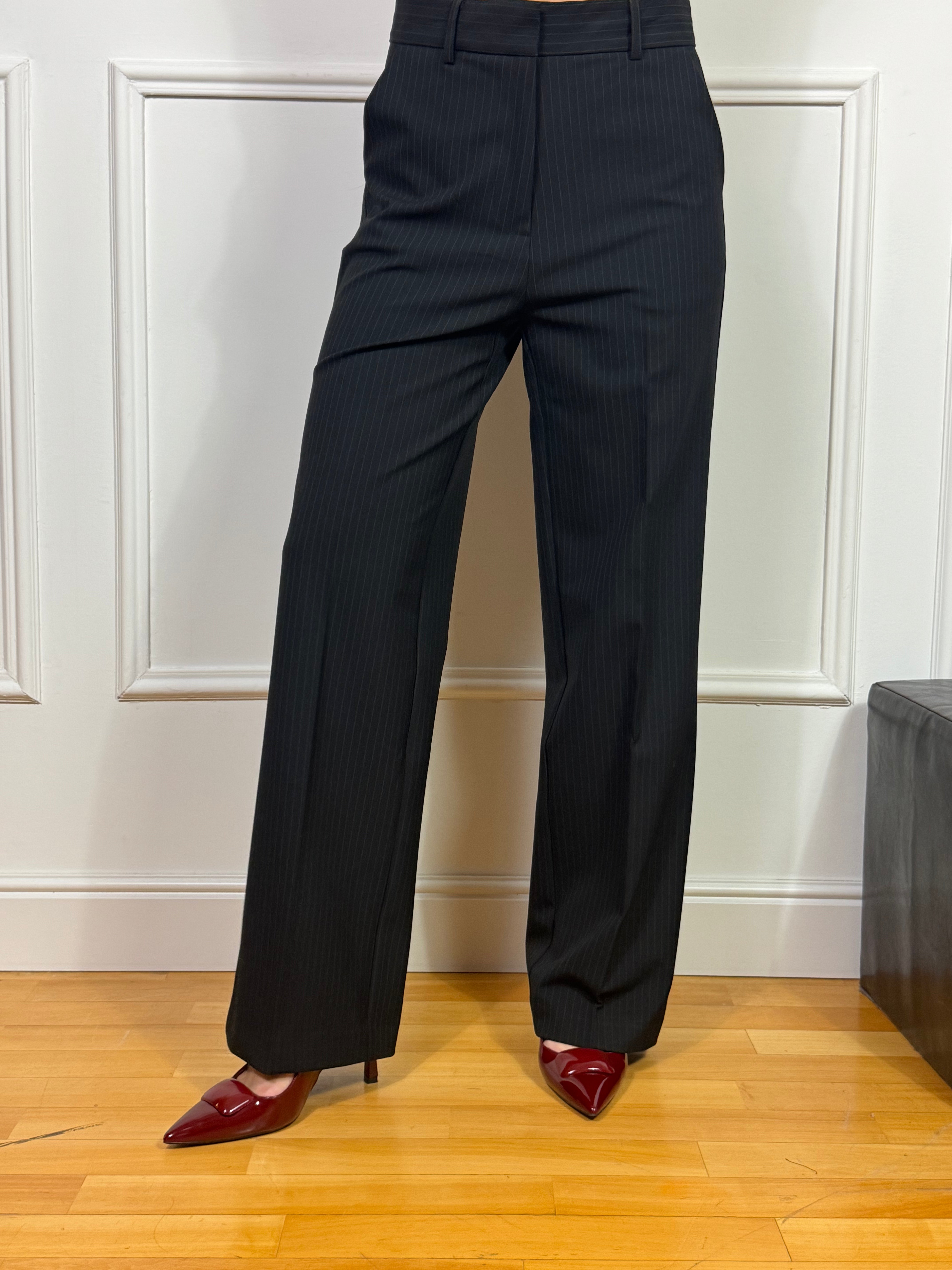 Pantalone palazzo You Decide gessato