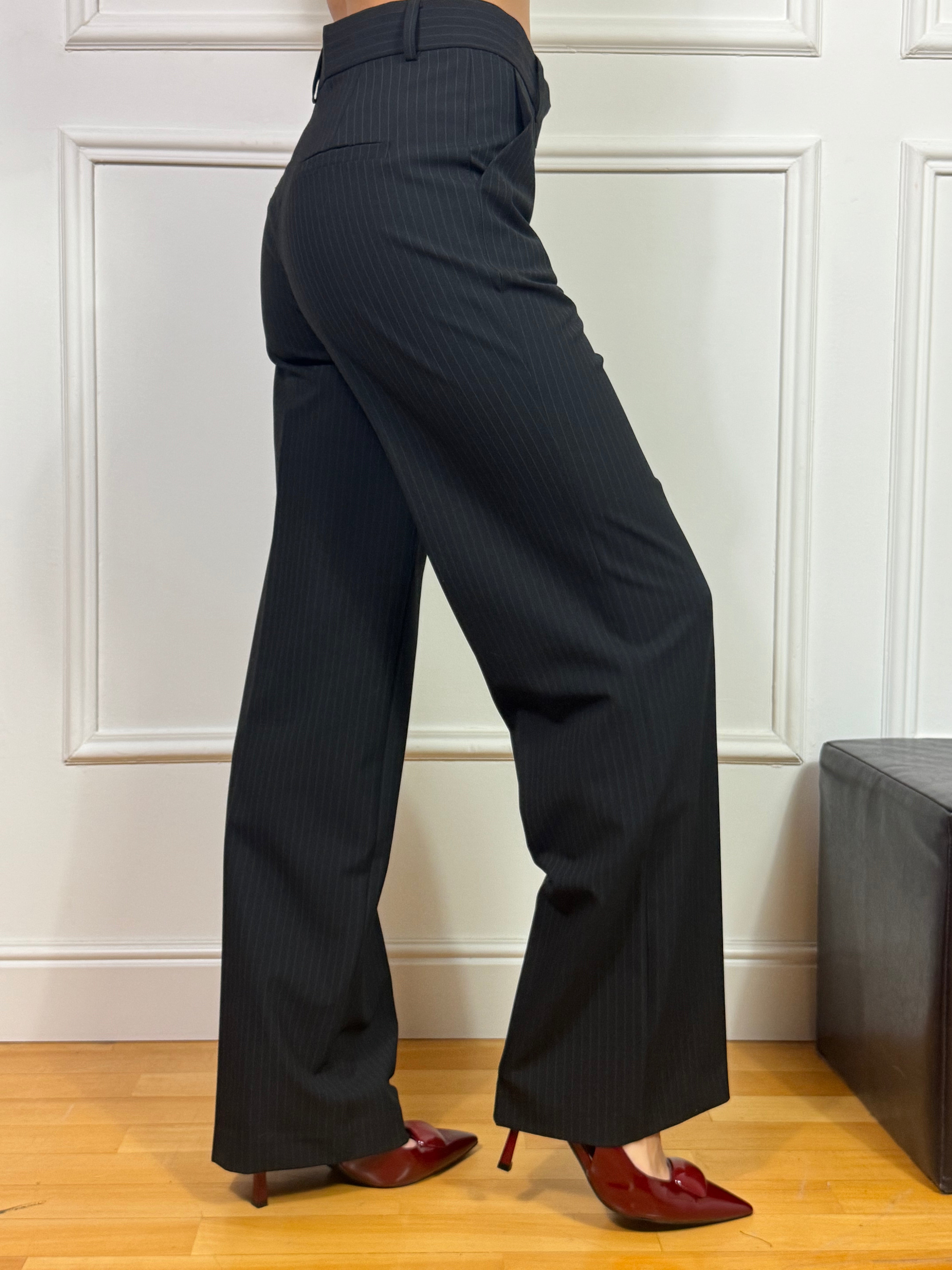 Pantalone palazzo You Decide gessato