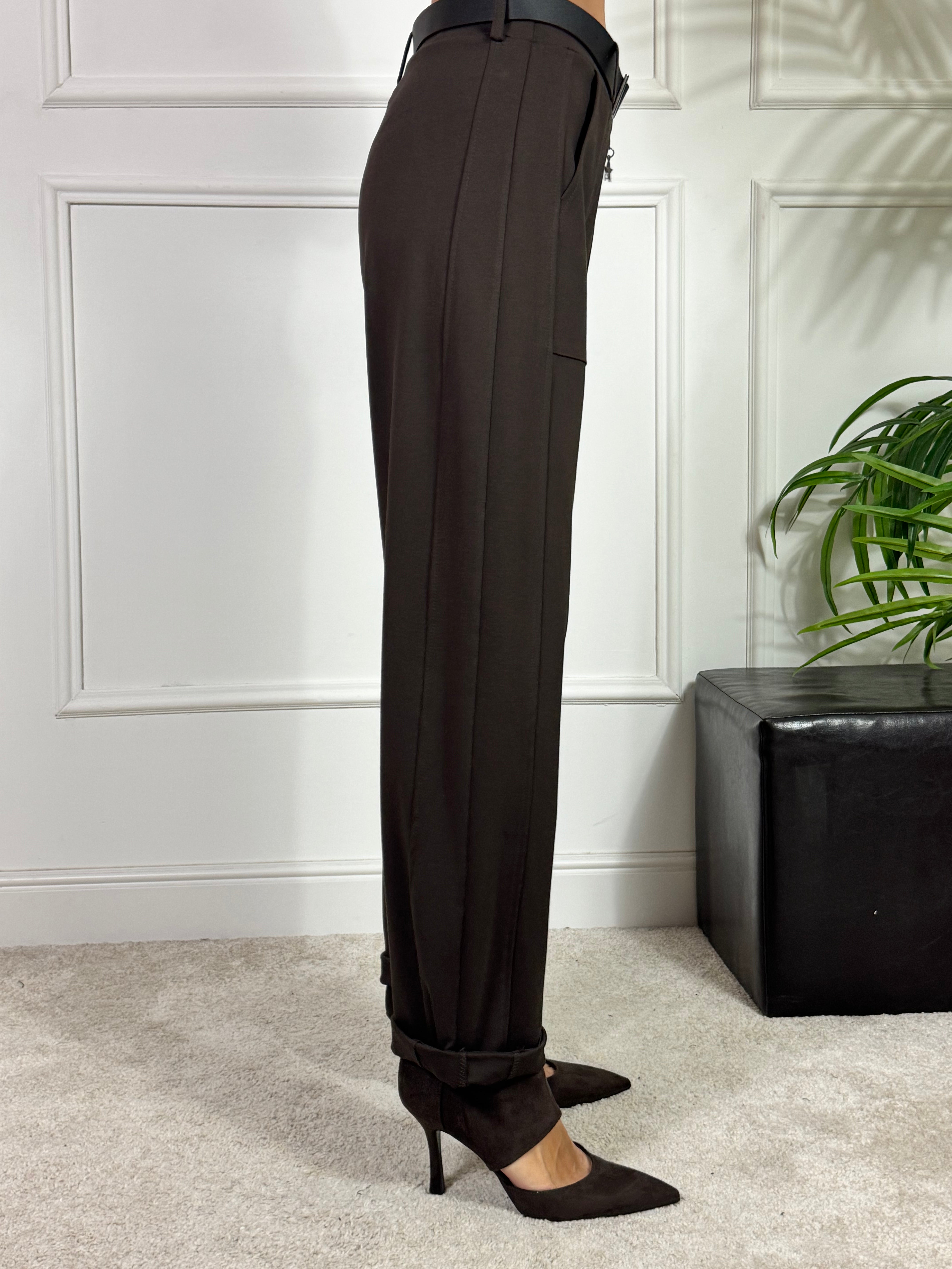 Pantalone OVETTO in PUNTO MILANO Susy Mix CIONDOLO STELLINA
