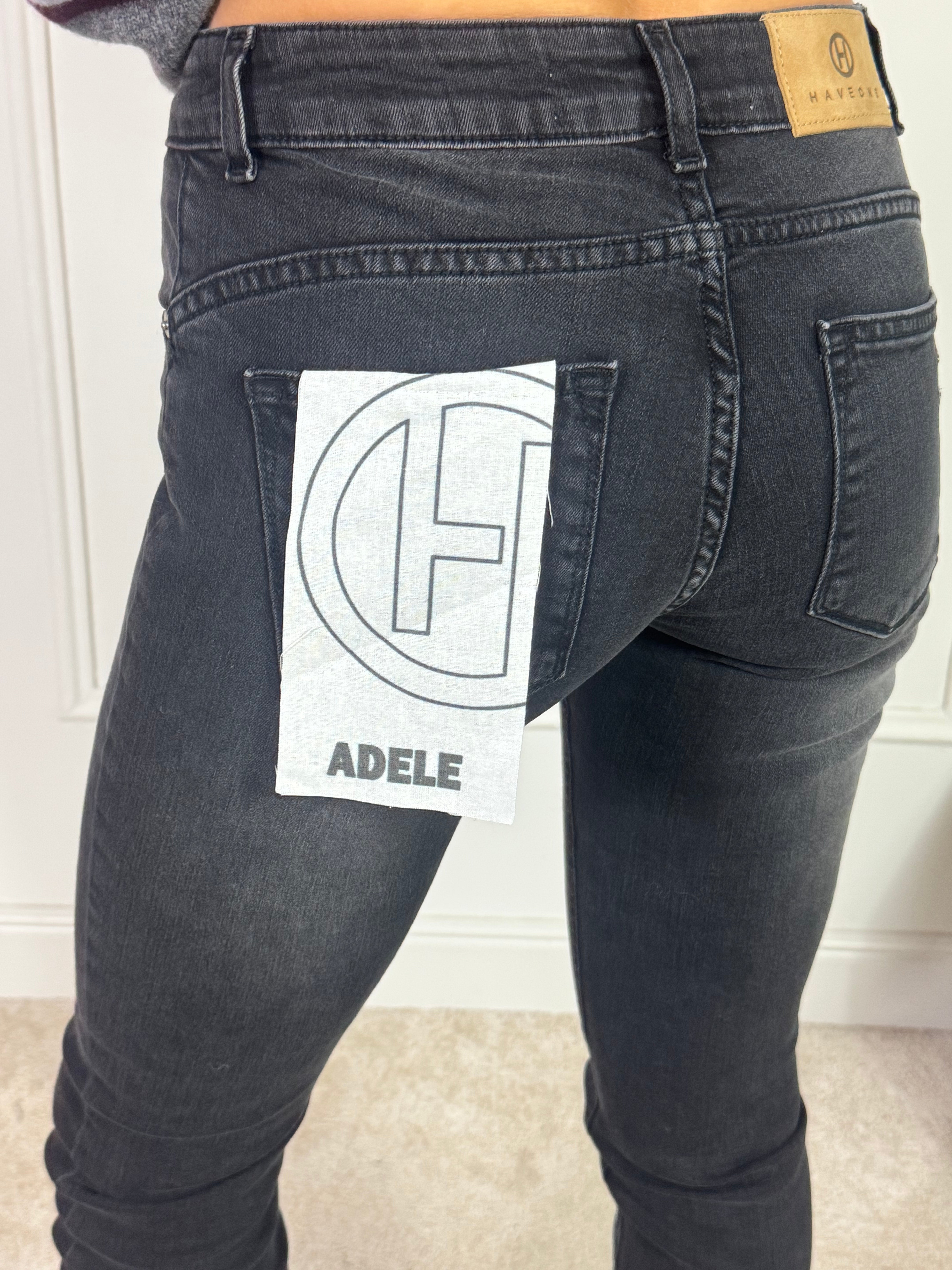Jeans Have One SKINNY modello ADELE - NERO DELAVE'