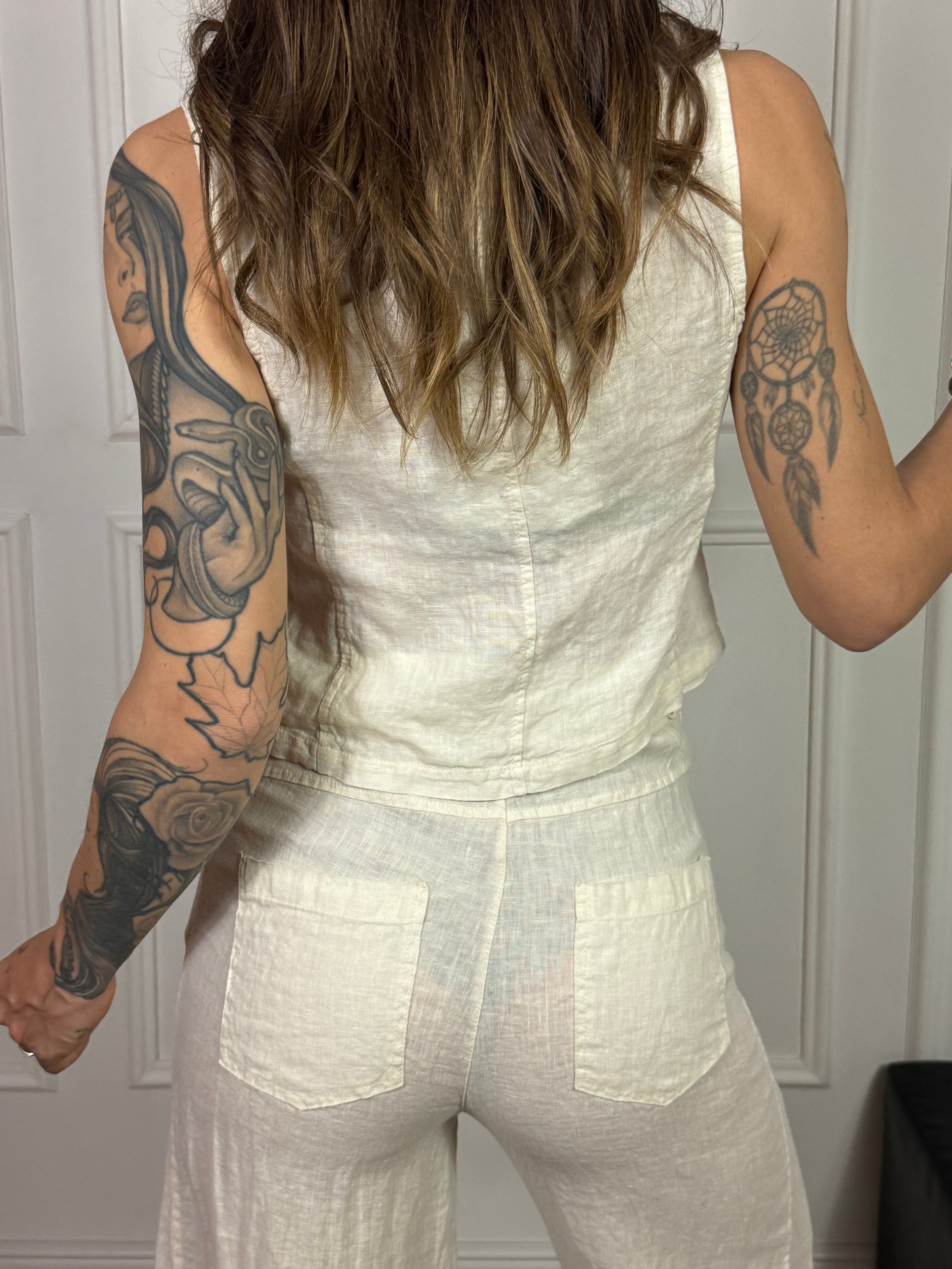 GILET in LINO Have One - ART. LVE - Q021