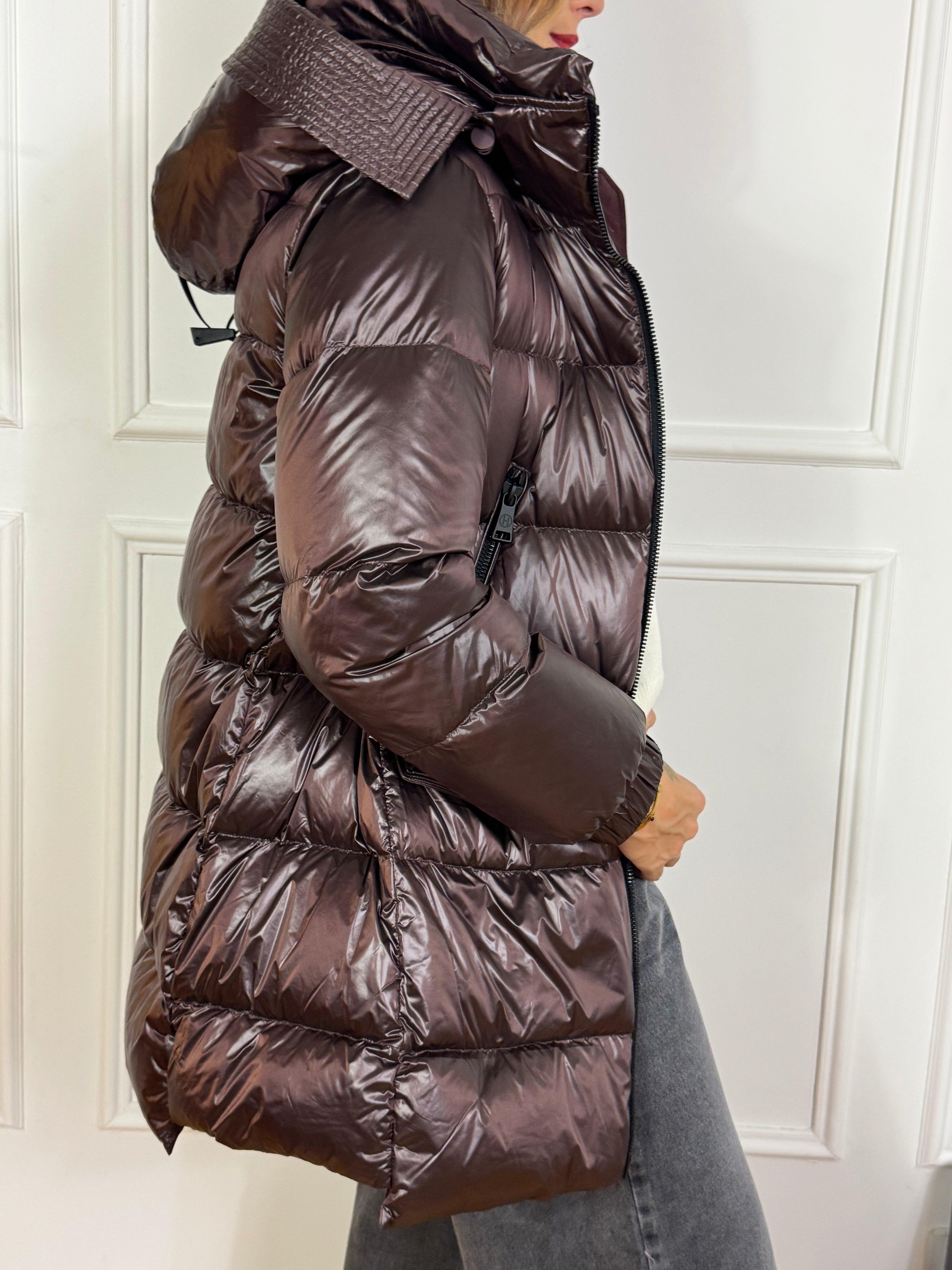 Piumino maxi MEDIO Have One con cappuccio