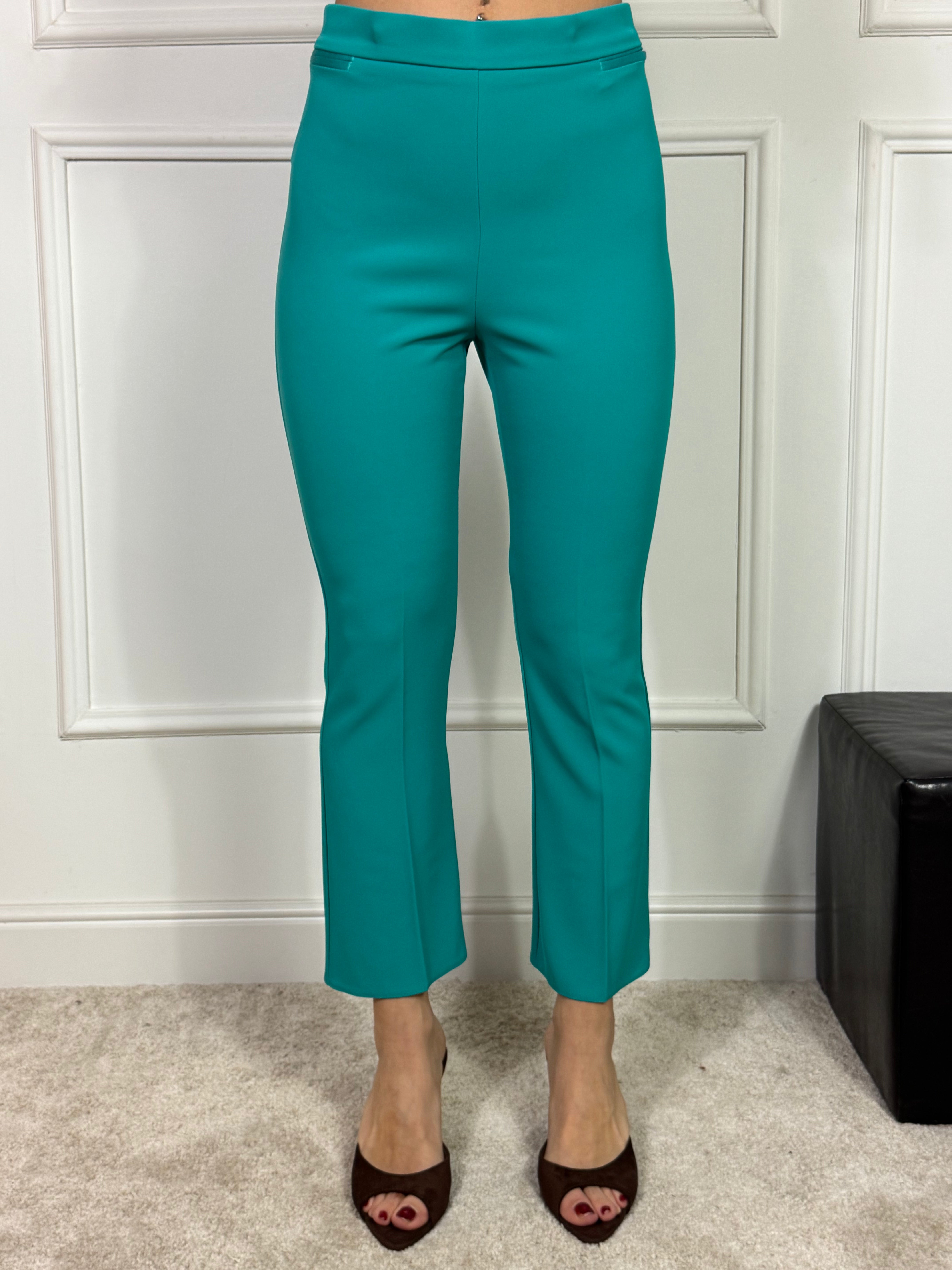 Pantalone Rinascimento leggermente flared cropped