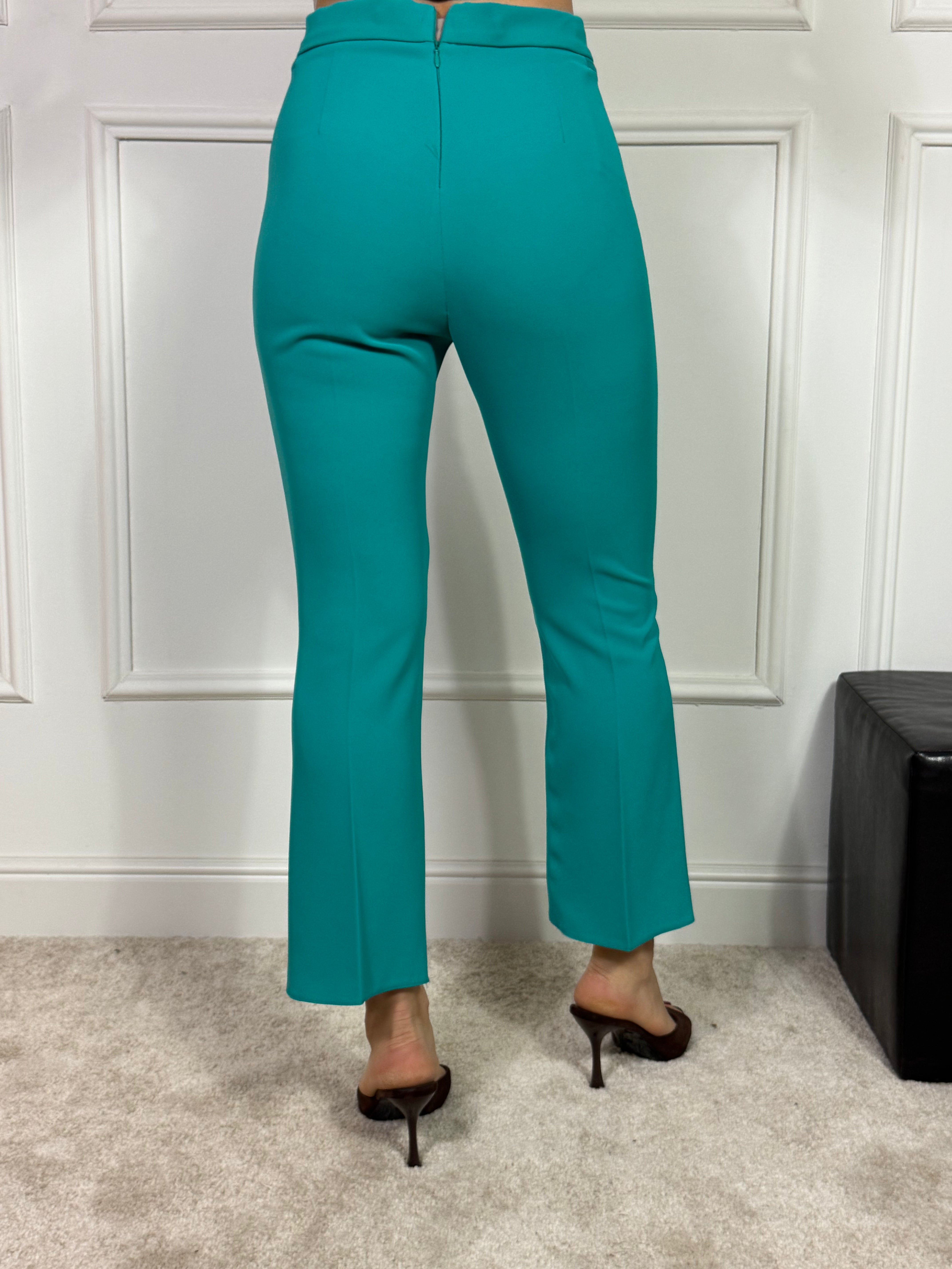 Pantalone Rinascimento leggermente flared cropped