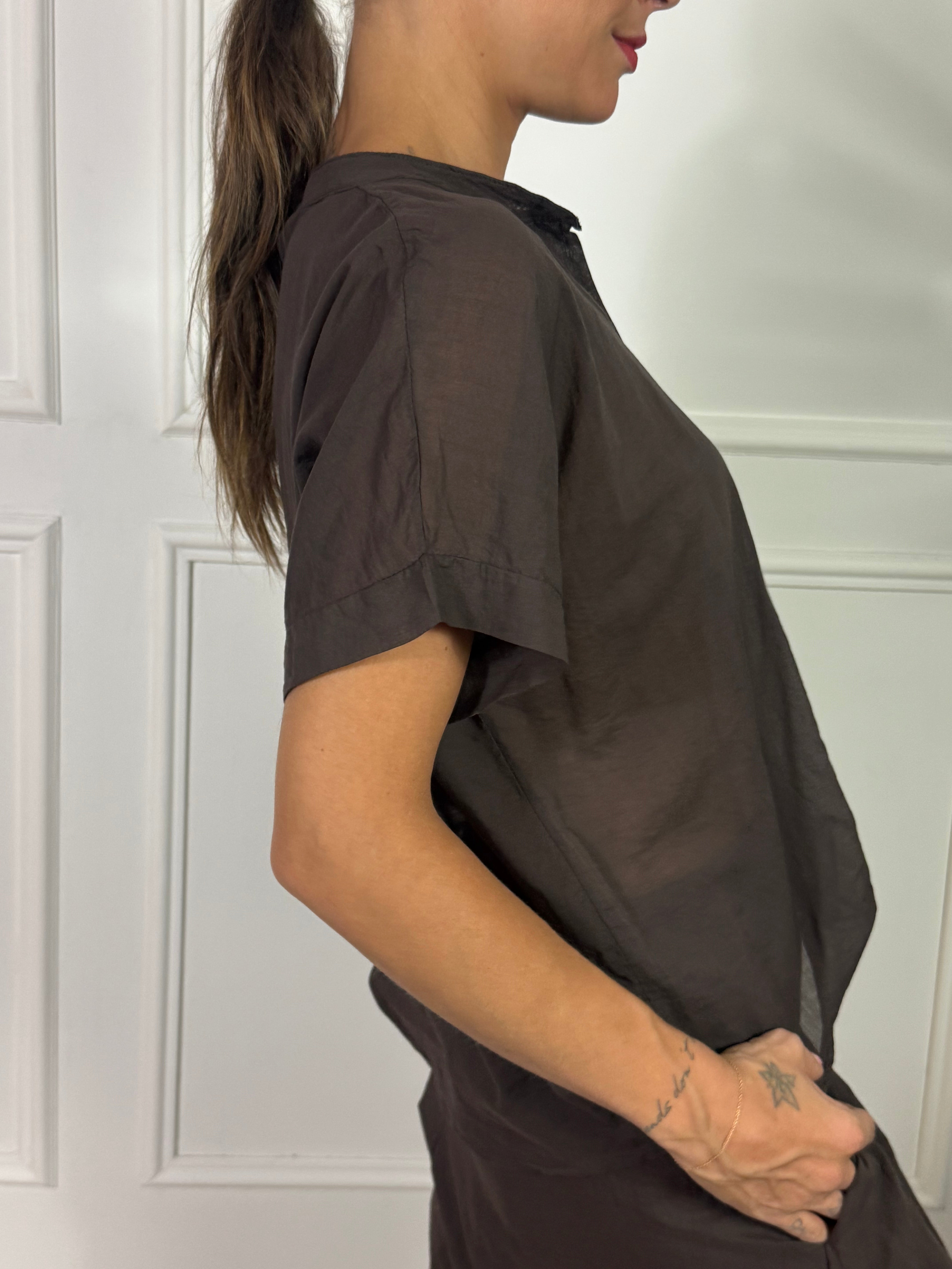 Camicia MANICA CORTA Kikisix in mussola di cotone