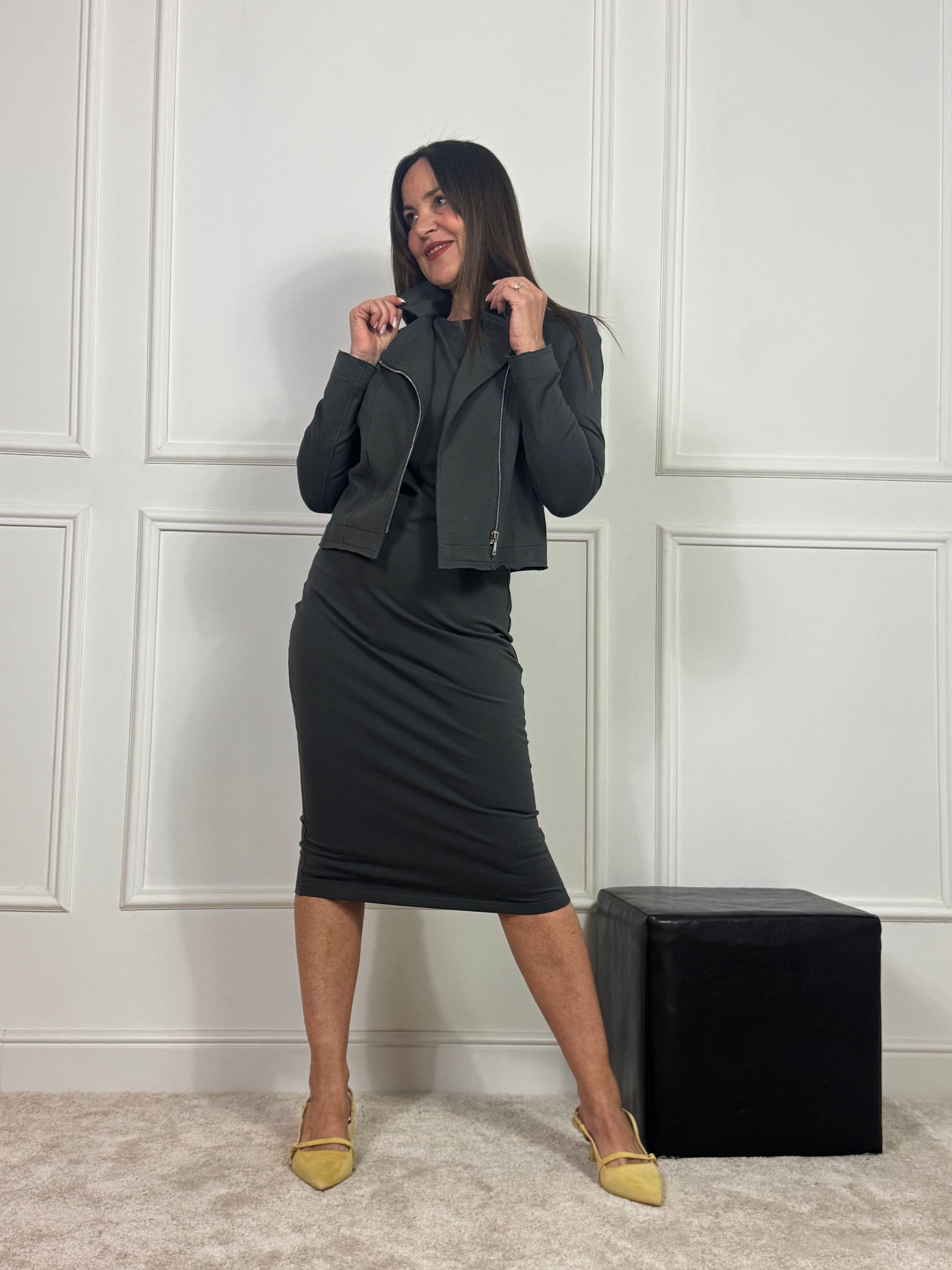 ABITO in felpa sottile Susy Mix con arriccio