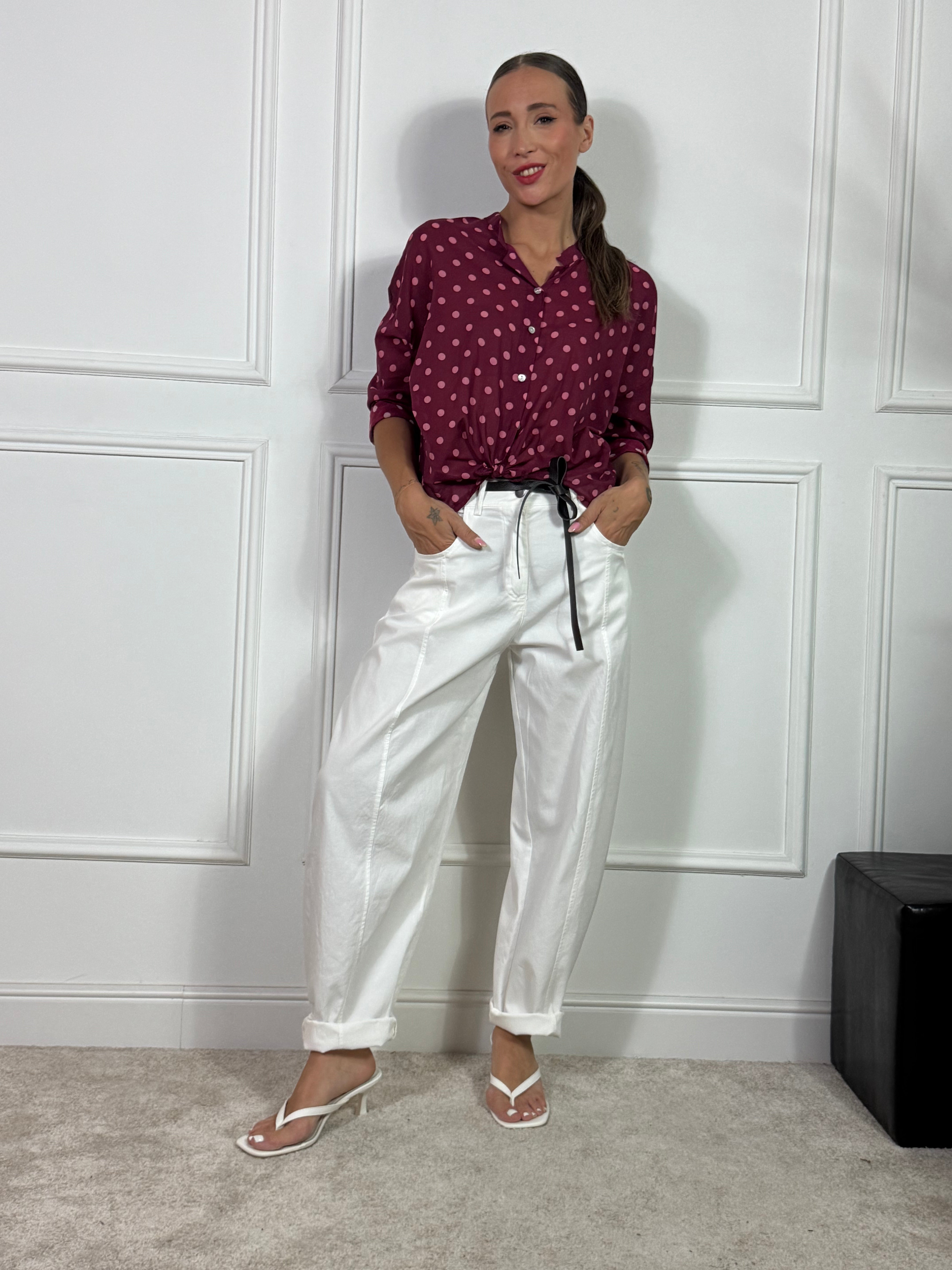 Pantalone in cotone elasticizzato Kikisix BALLOON