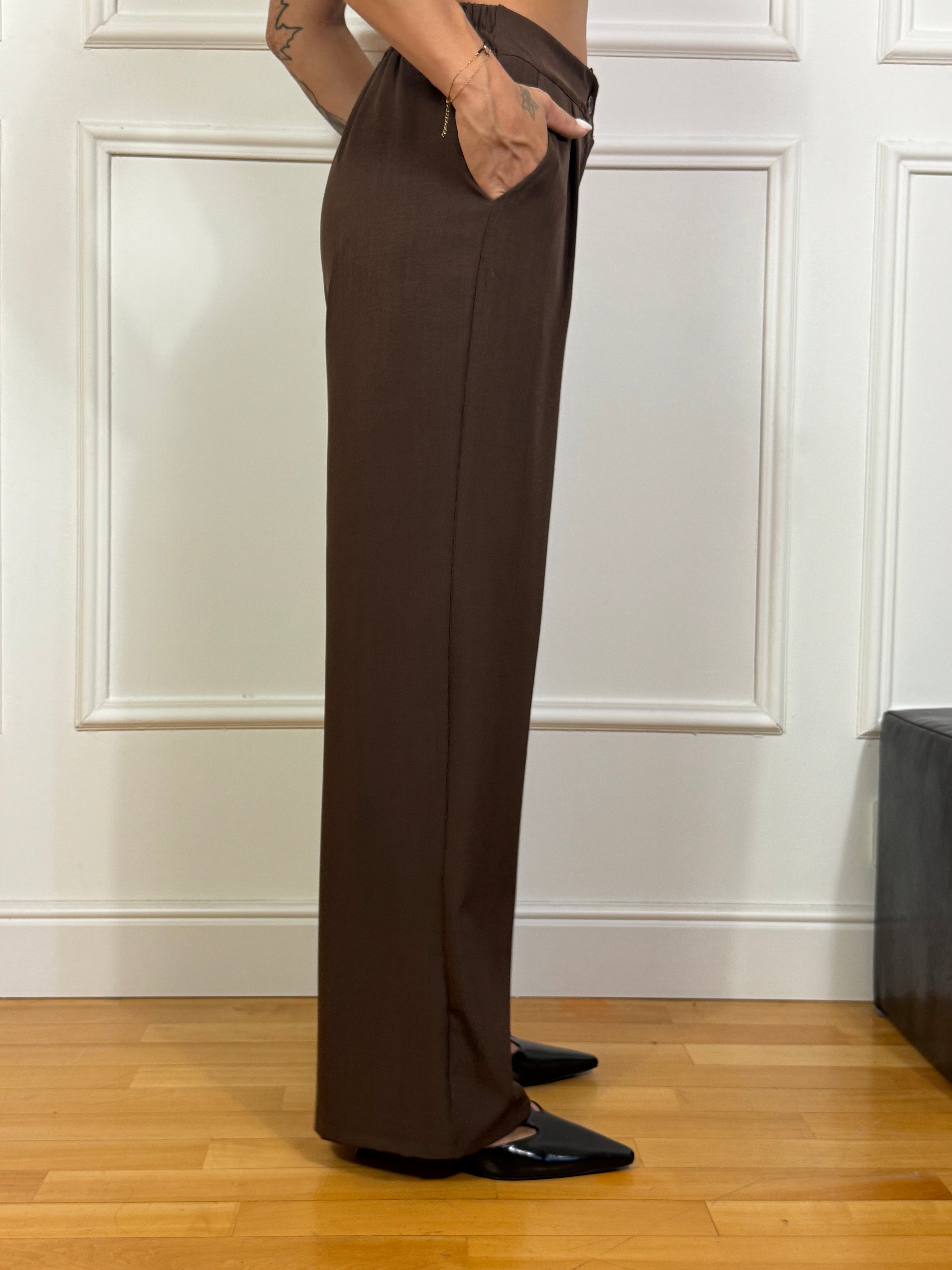 Set Completo TINTA UNITA Victoria ILMH GILET+ PANTALONE AMPIO